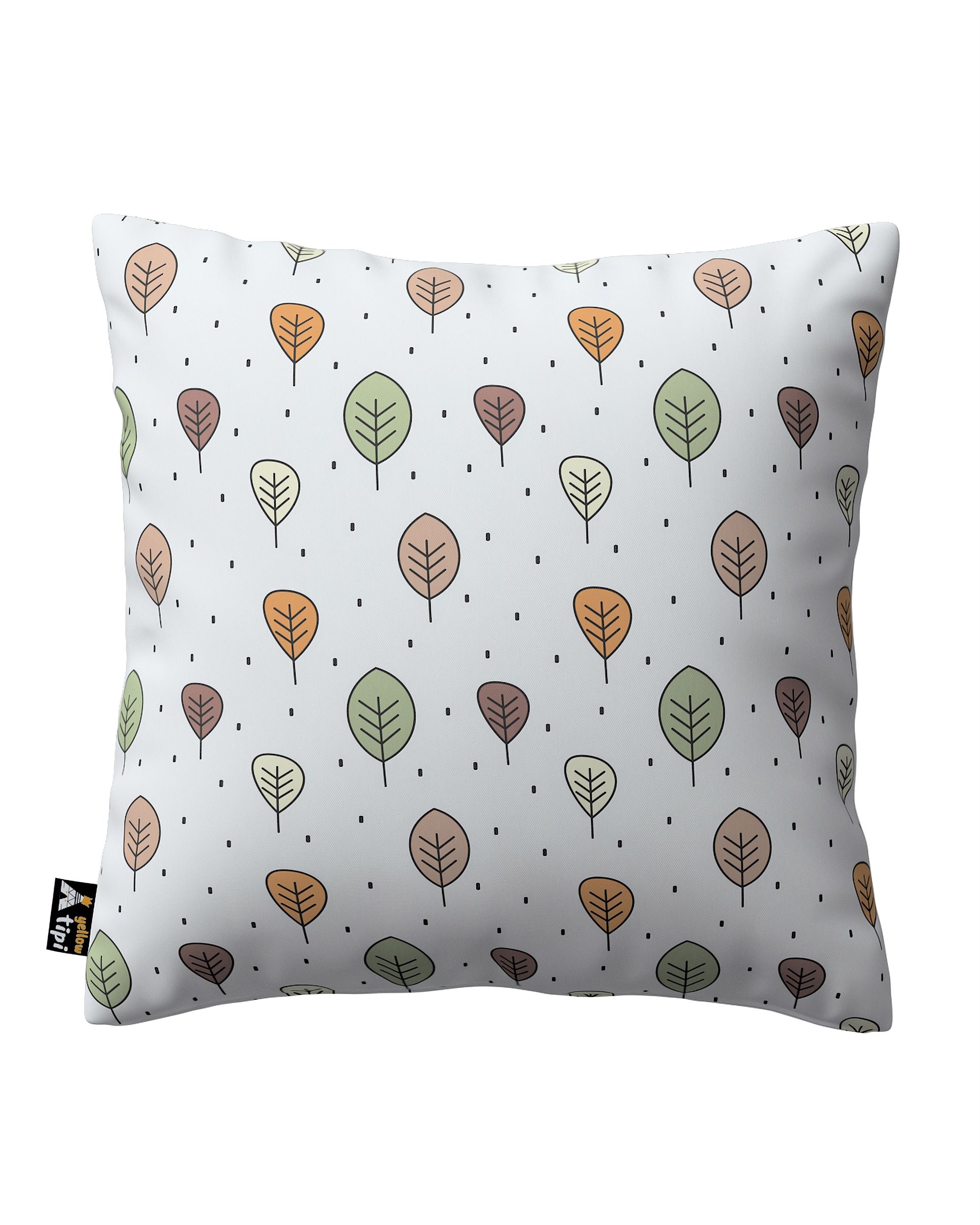 Kissenbezug Milly Farbe braun Stoff gemustert