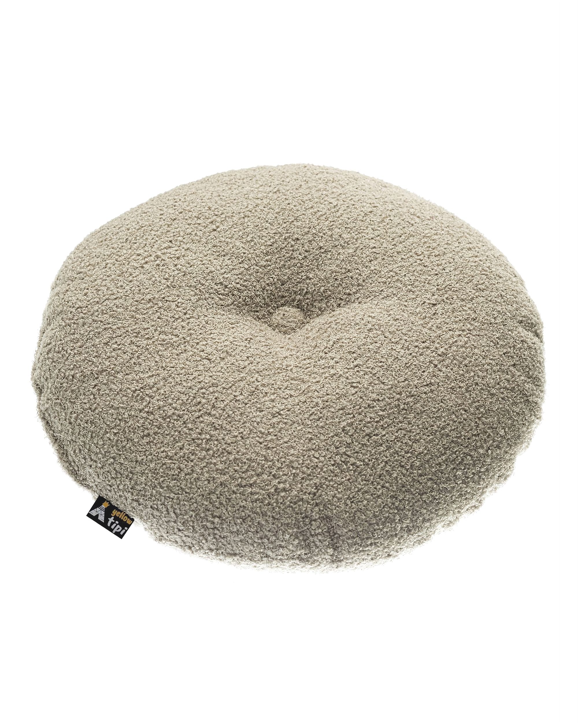 Kissen Candy Dot Farbe beige Stoff strukturiert (hover)