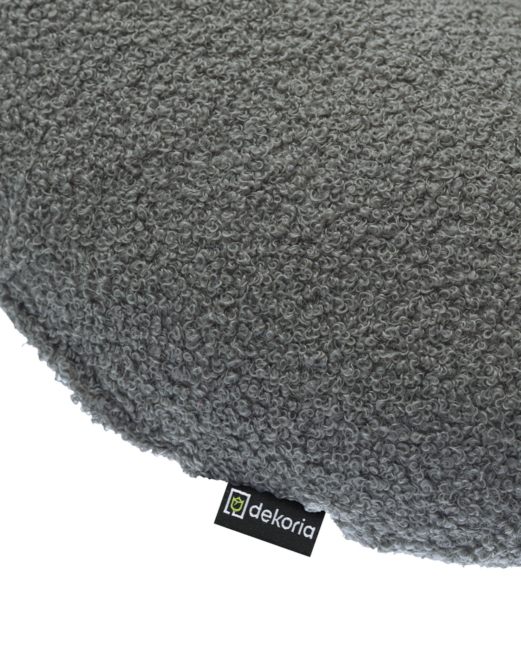 Kissen Candy Dot Farbe grau Stoff strukturiert (hover)