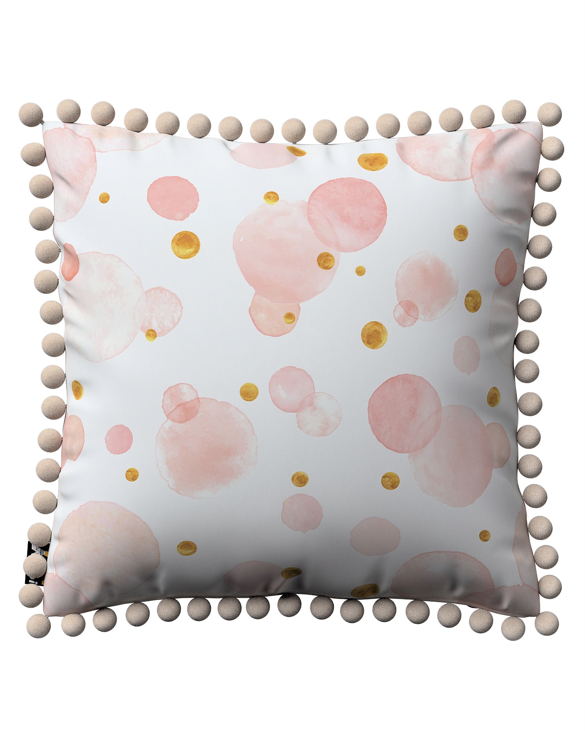 Kissenbezug Daisy Farbe rosa Stoff gemustert