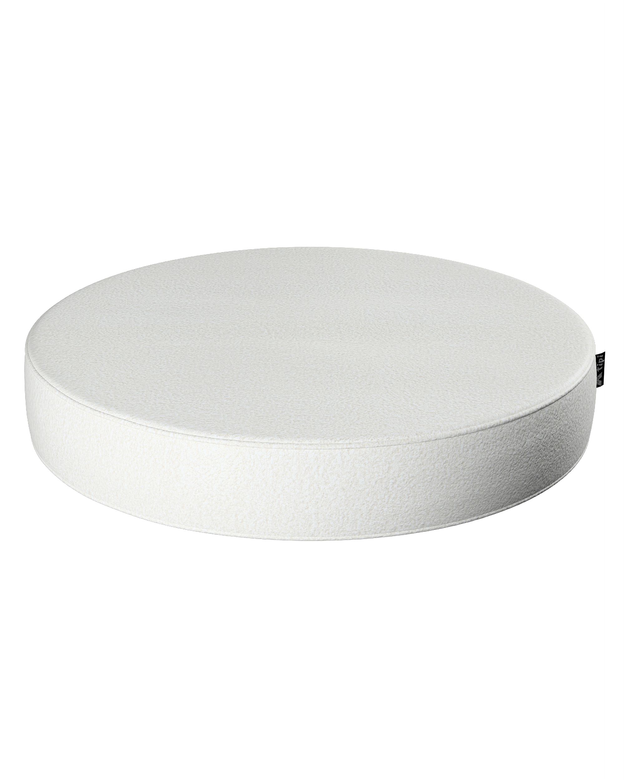 Pouf Dot Farbe weiß Stoff strukturiert