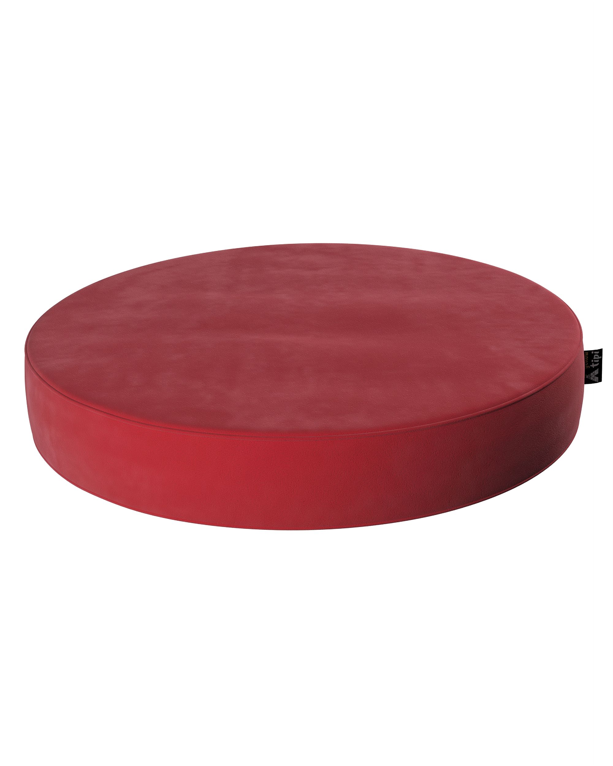 Pouf Dot Farbe rot Stoff glänzend, samt