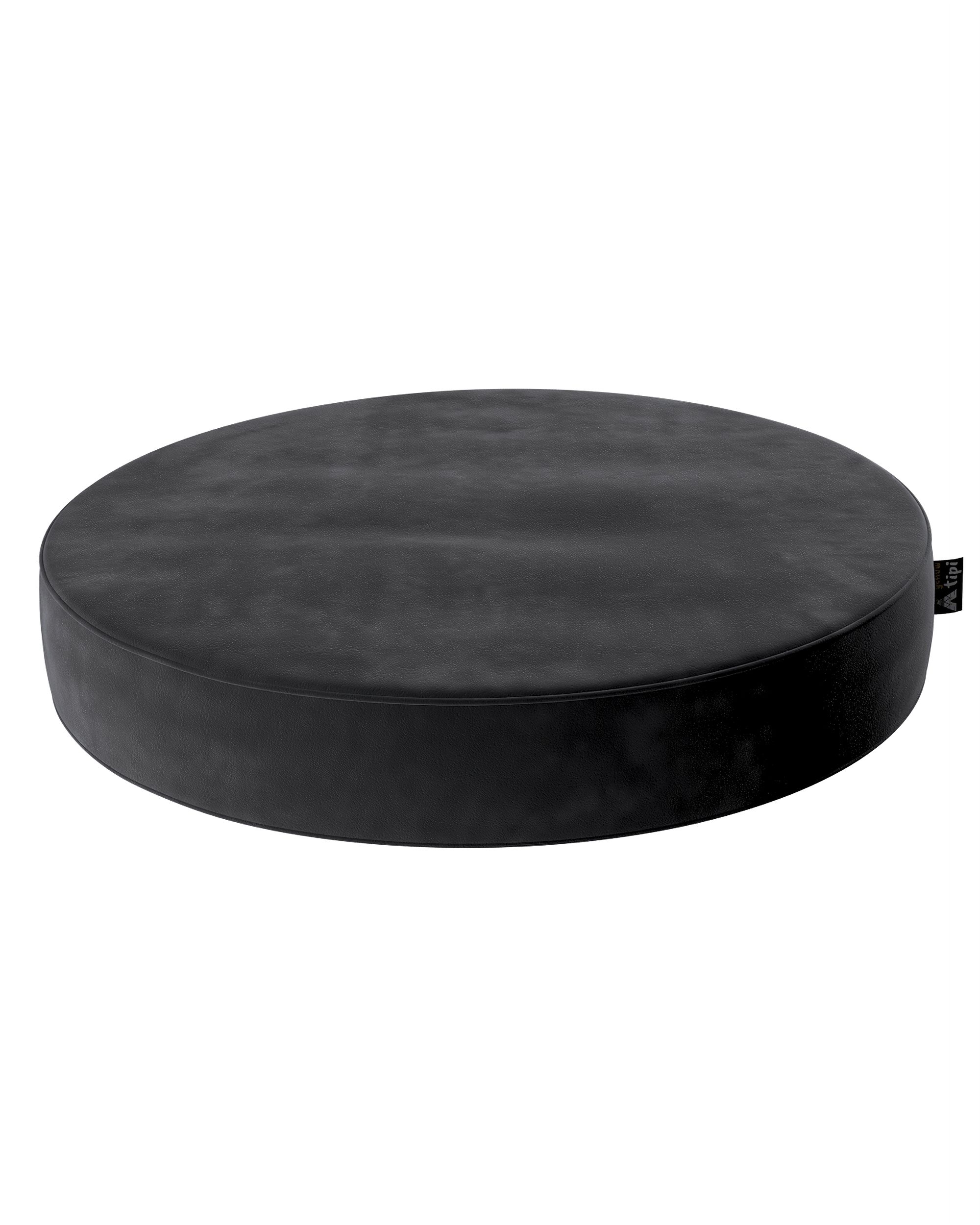 Pouf Dot Farbe schwarz Stoff glänzend, samt