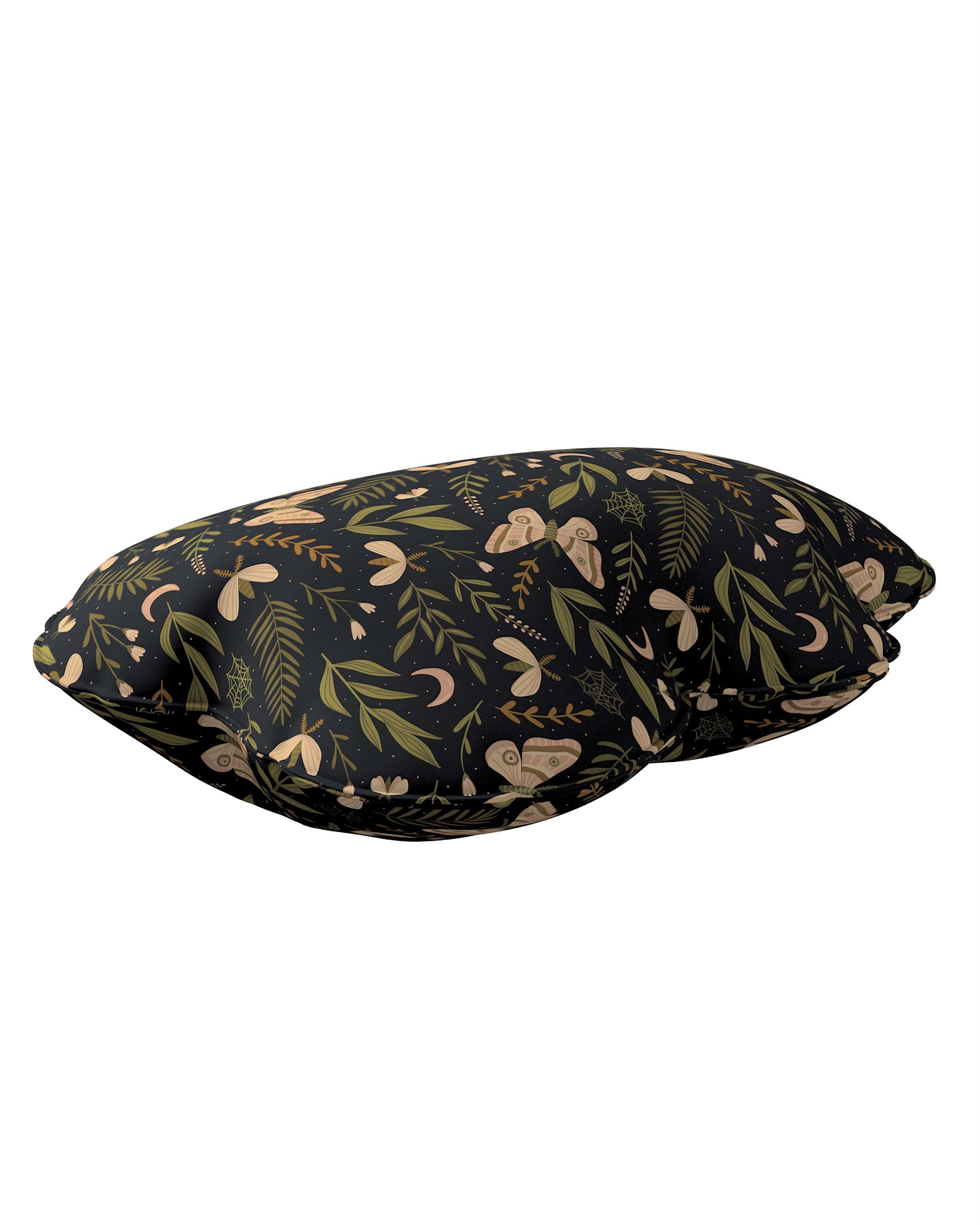 Kissen Soft Cloud Farbe schwarz Stoff gemustert (hover)