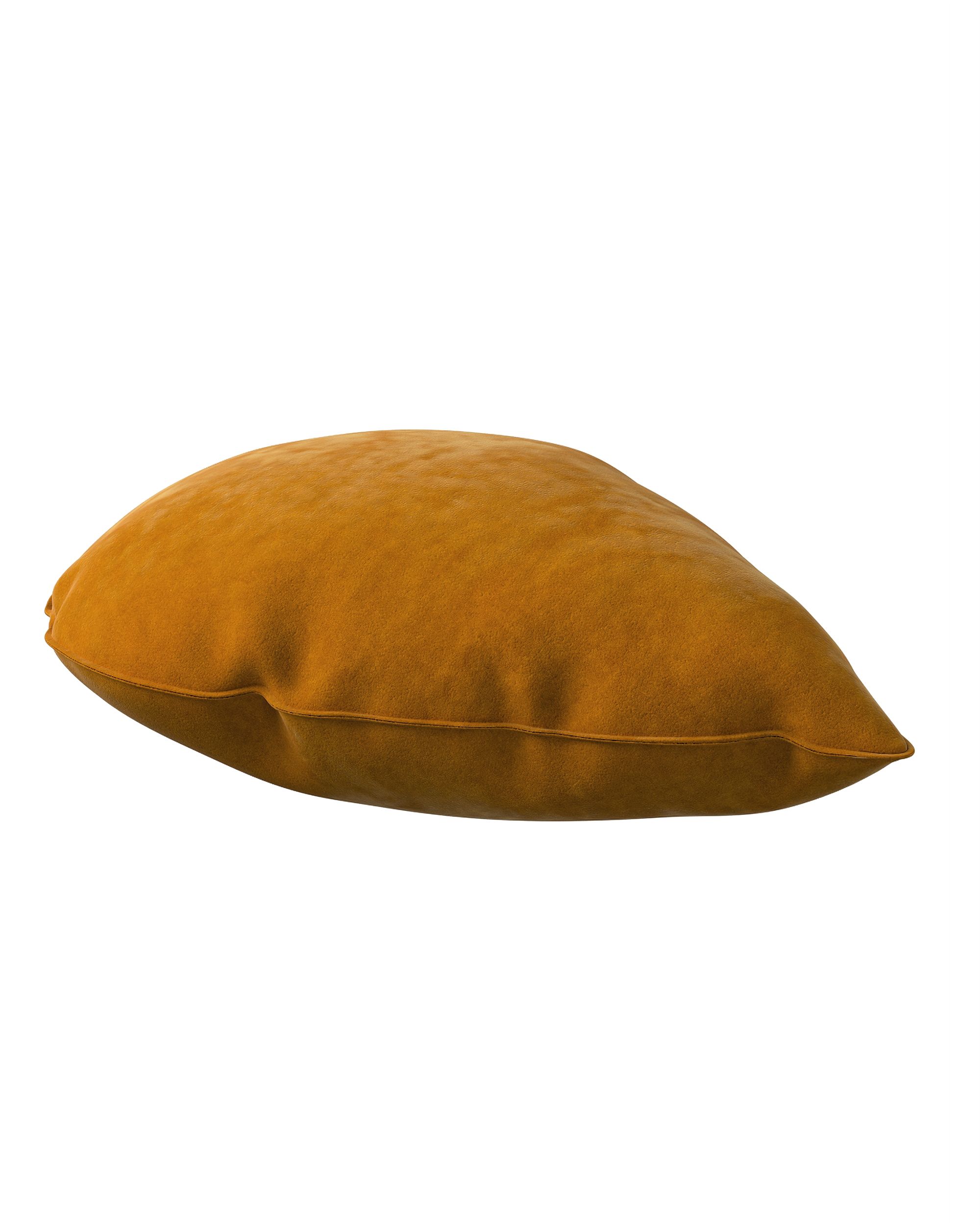 Kissen Sweet Drop Farbe gelb Stoff glänzend, samt (hover)