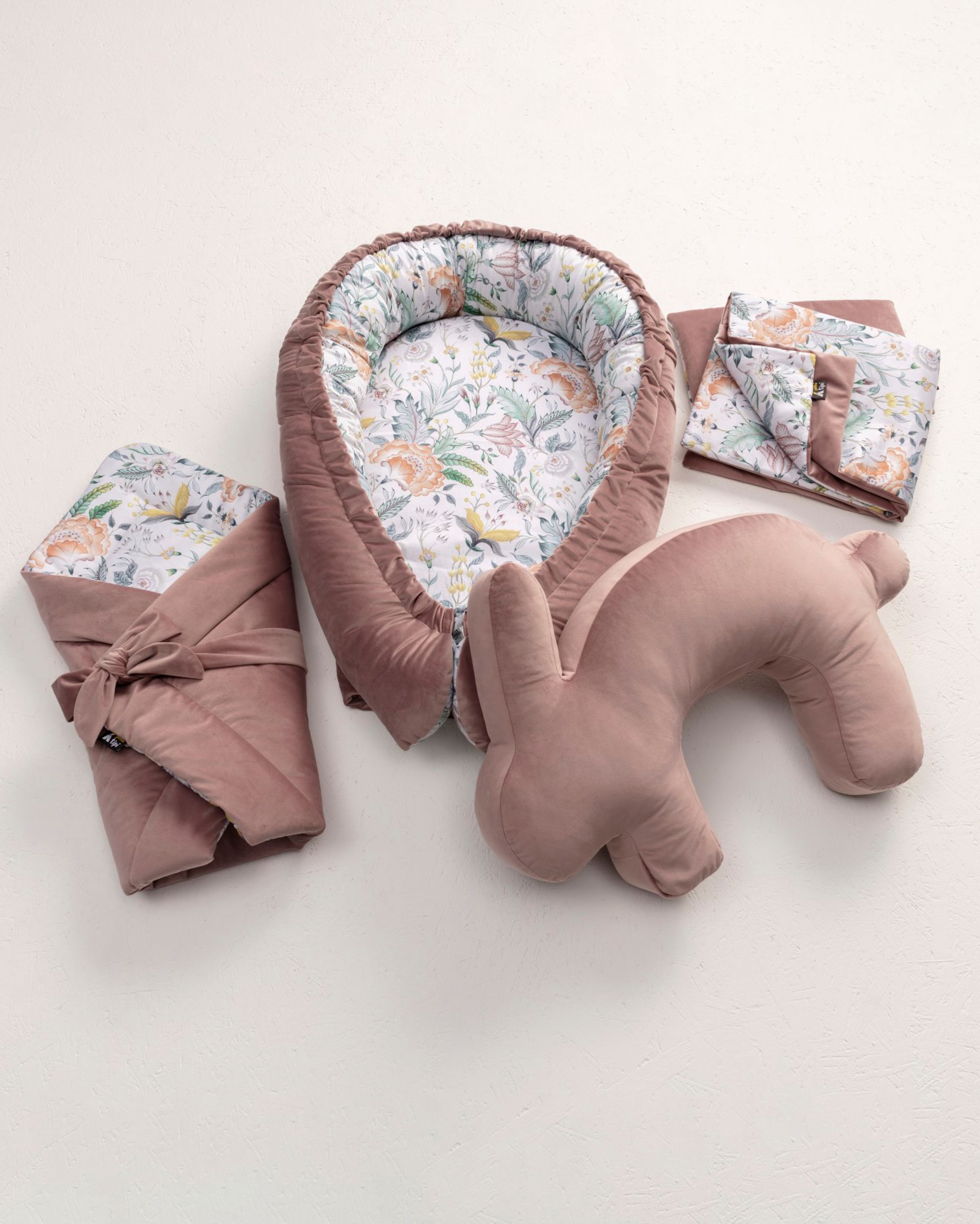 Steckkissen Velvet Nest Premium rose (hover)