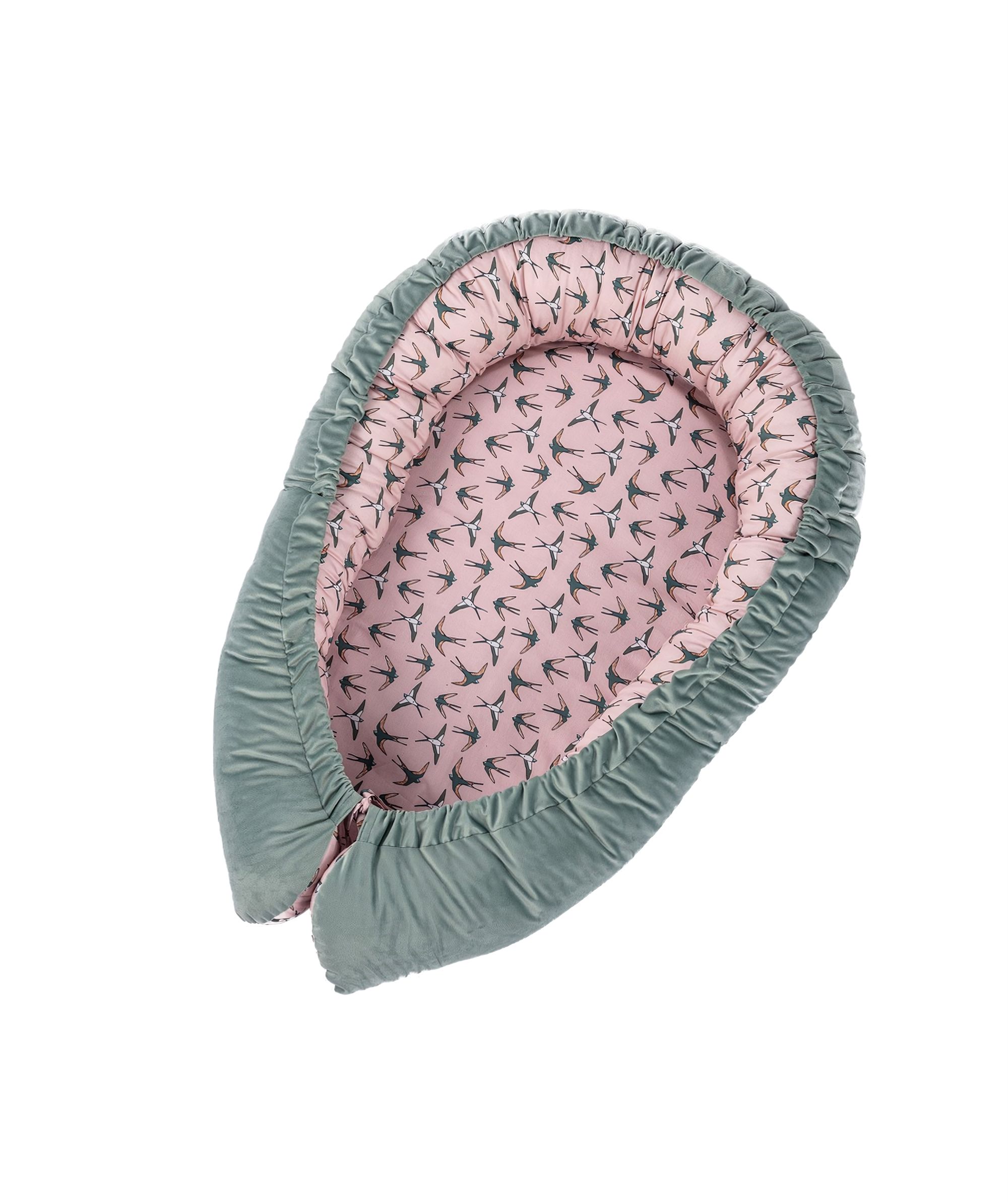Babynest Velvet Nest Premium mint (hover)