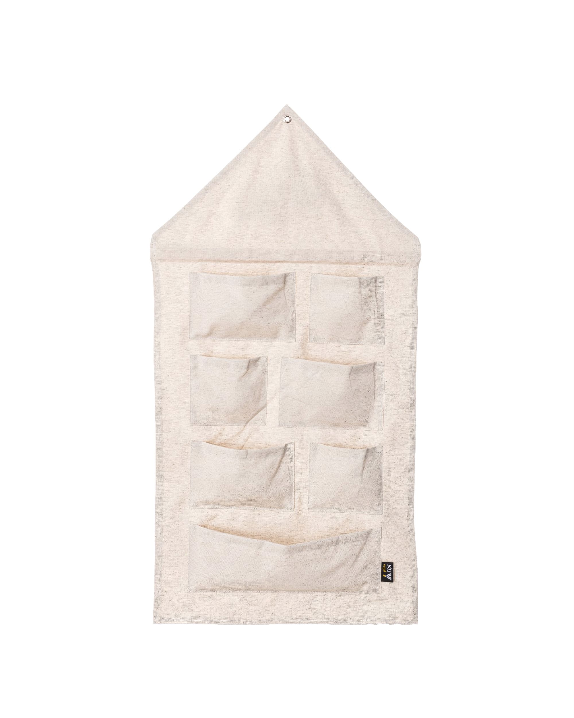 Organizer in Form eines Hauses Beige