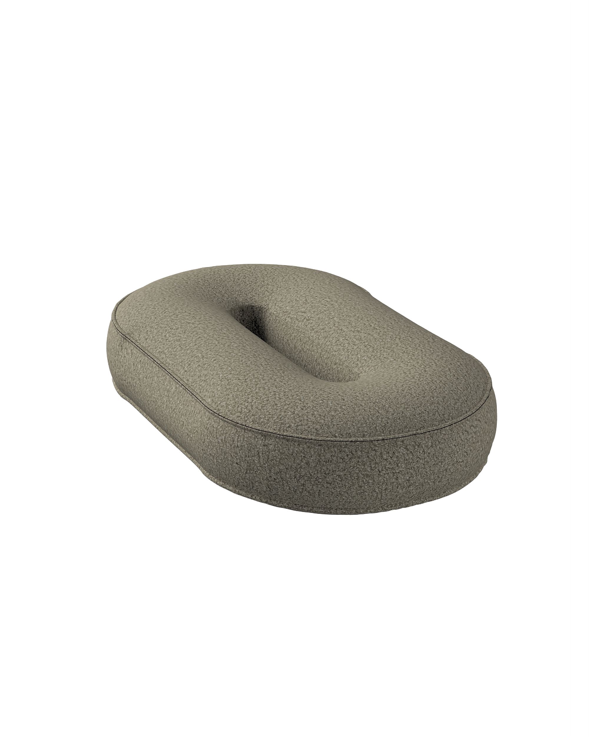Zahlenkissen 0 Farbe beige Stoff strukturiert (hover)