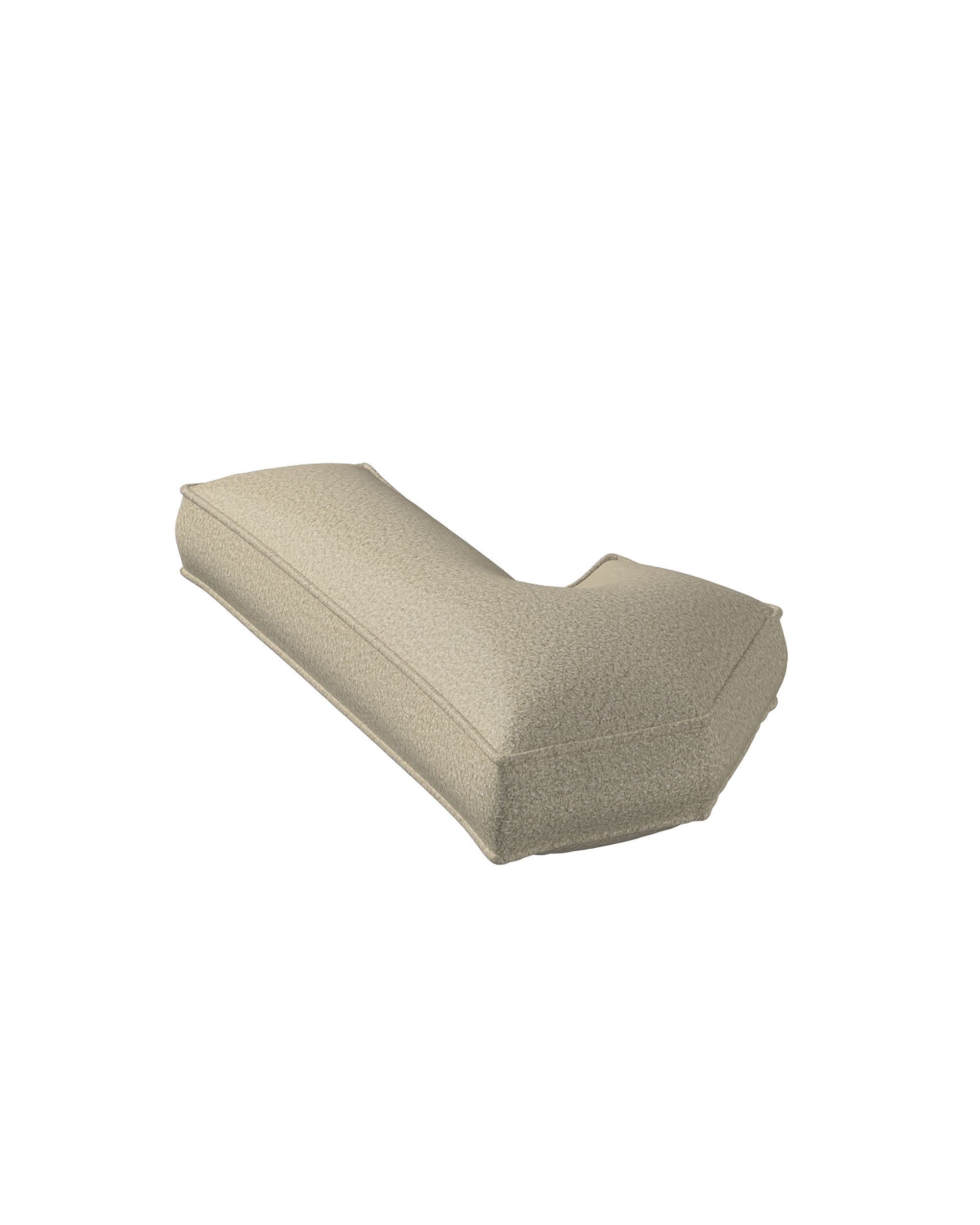 Zahlenkissen 1 Farbe beige Stoff strukturiert (hover)