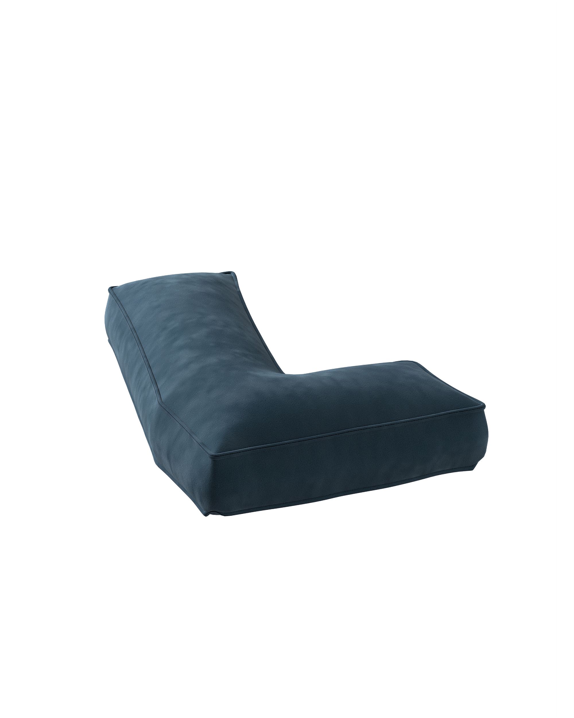 Zahlenkissen 7 Farbe blau Stoff glänzend, samt (hover)