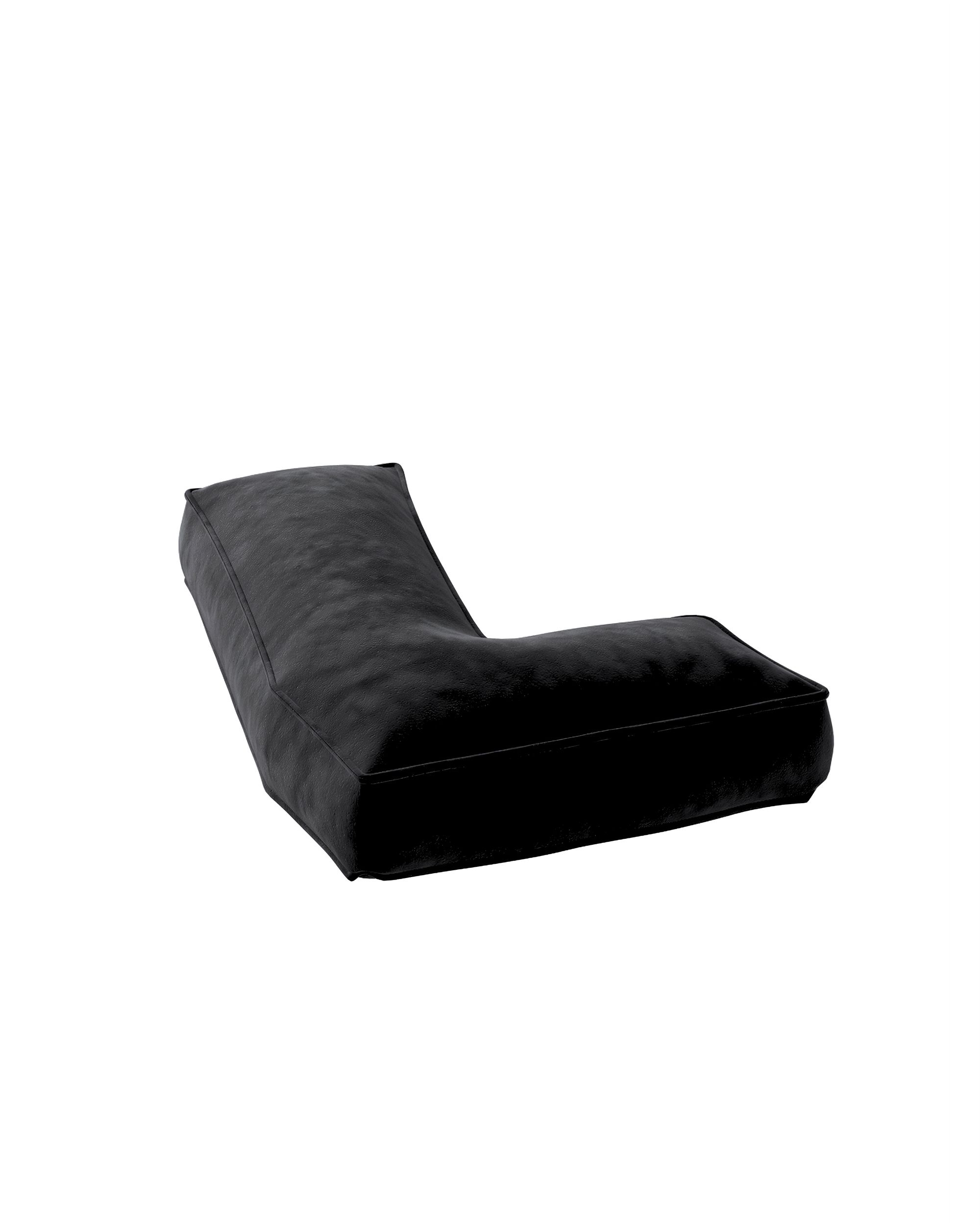Zahlenkissen 7 Farbe schwarz Stoff glänzend, samt (hover)