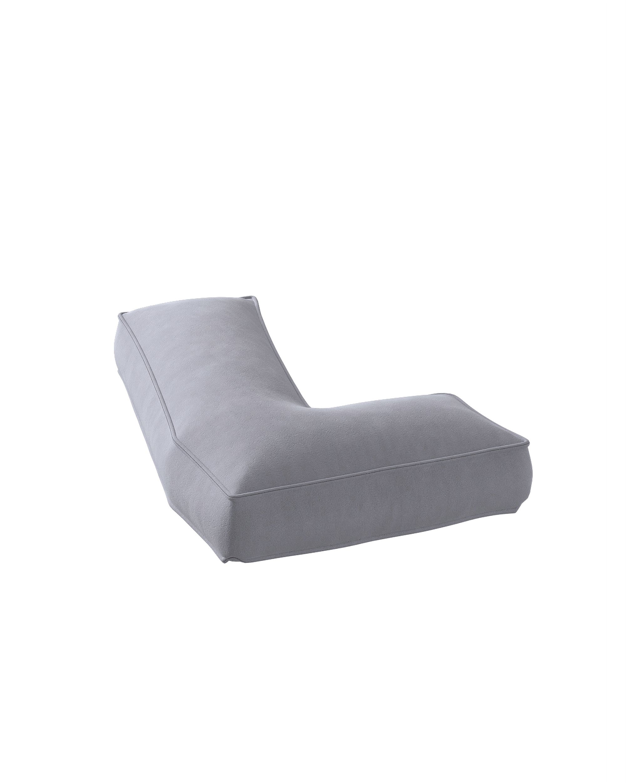 Zahlenkissen 7 Farbe grau Stoff glänzend, samt (hover)
