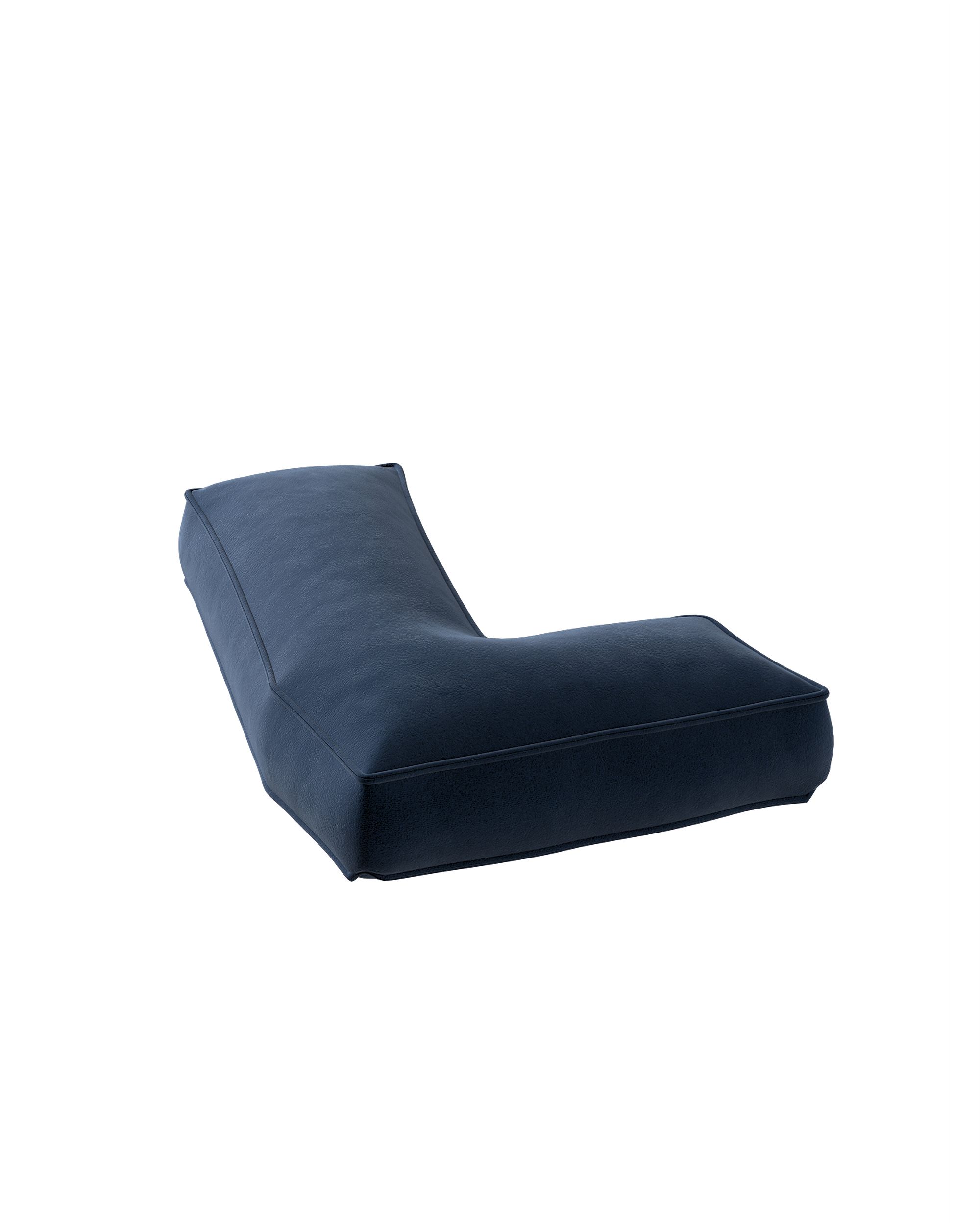 Zahlenkissen 7 Farbe dunkelblau Stoff glänzend, samt (hover)