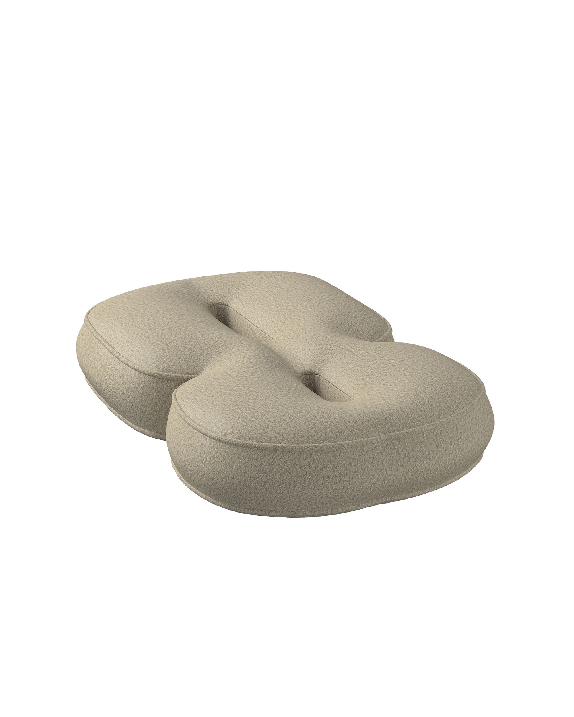 Zahlenkissen 8 Farbe beige Stoff strukturiert (hover)