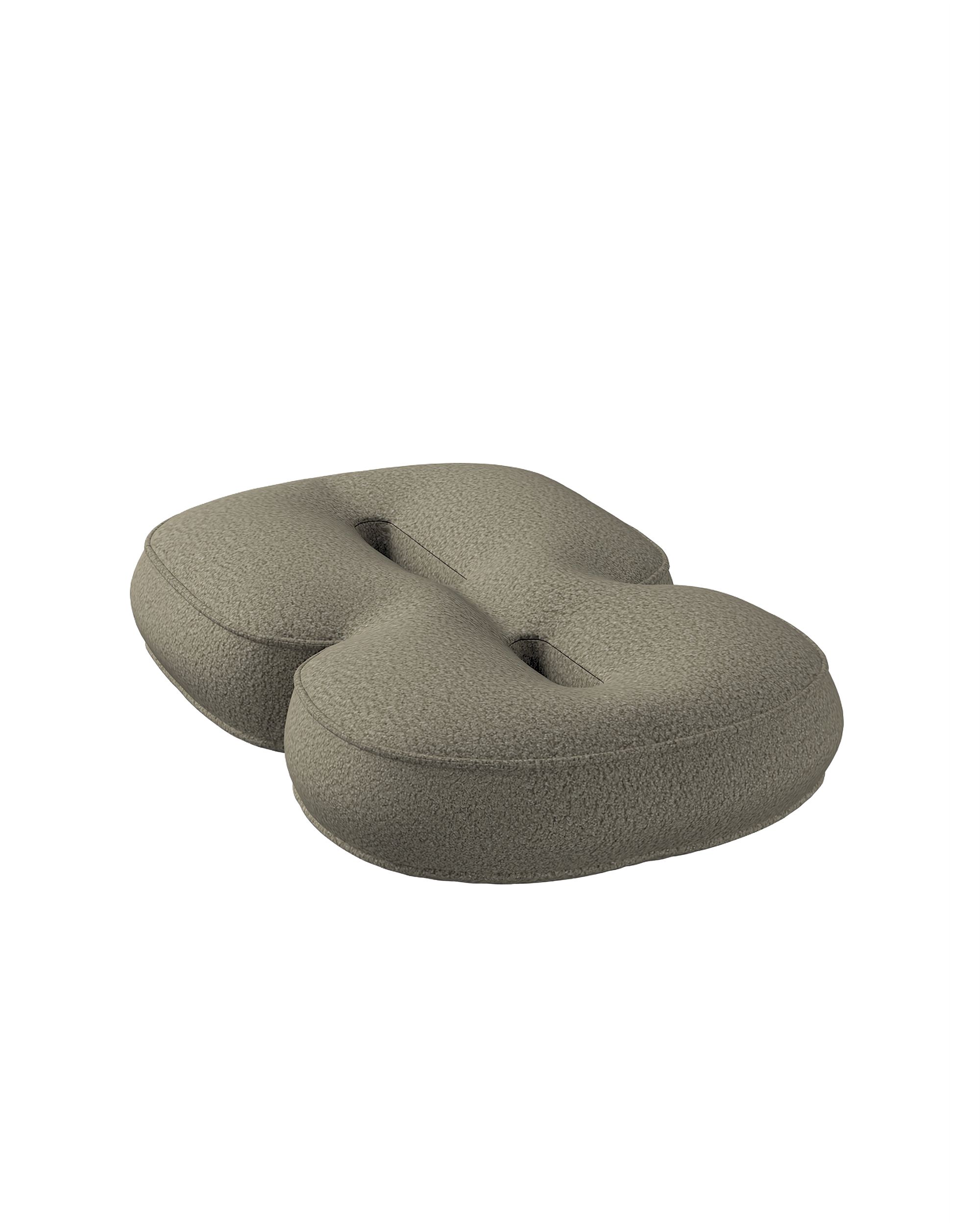 Zahlenkissen 8 Farbe beige Stoff strukturiert (hover)