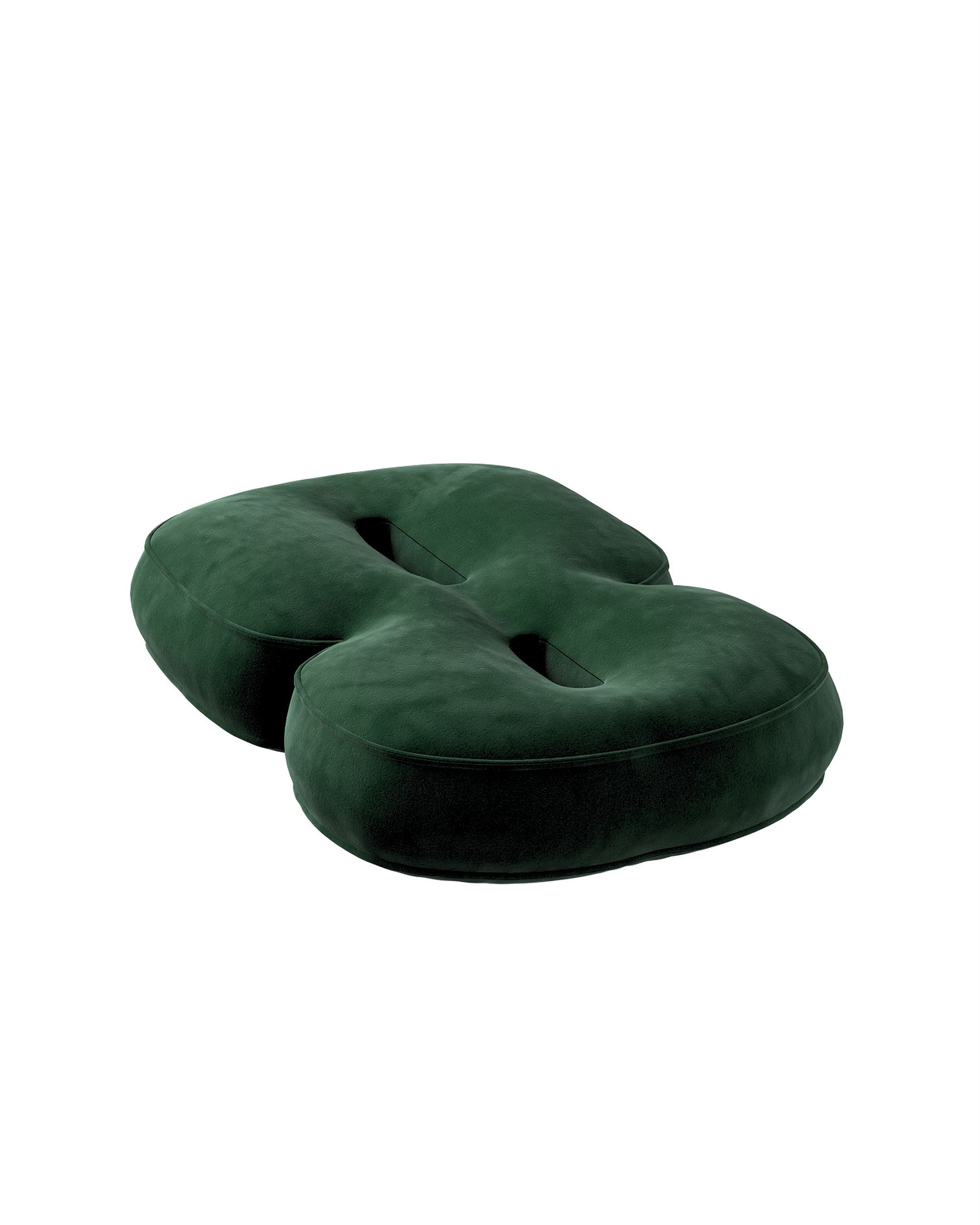 Zahlenkissen 8 Farbe grün Stoff glänzend, samt (hover)