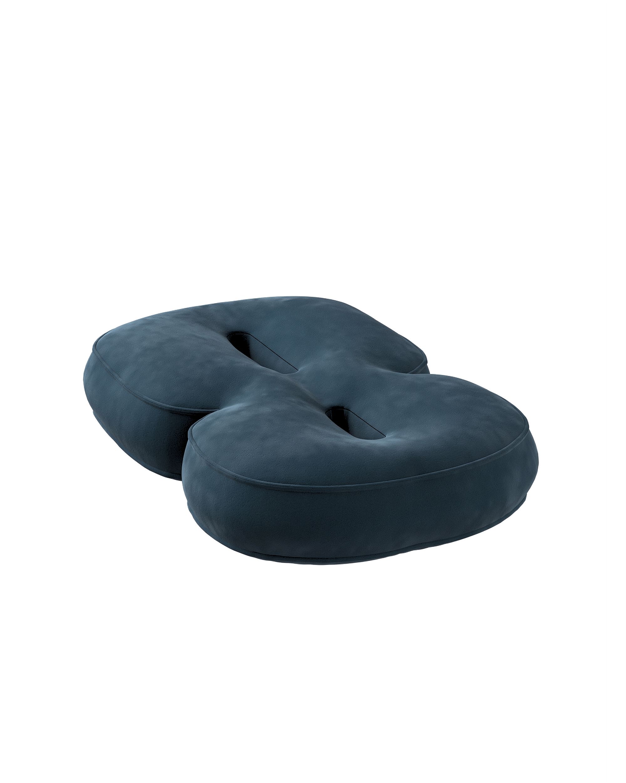 Zahlenkissen 8 Farbe blau Stoff glänzend, samt (hover)