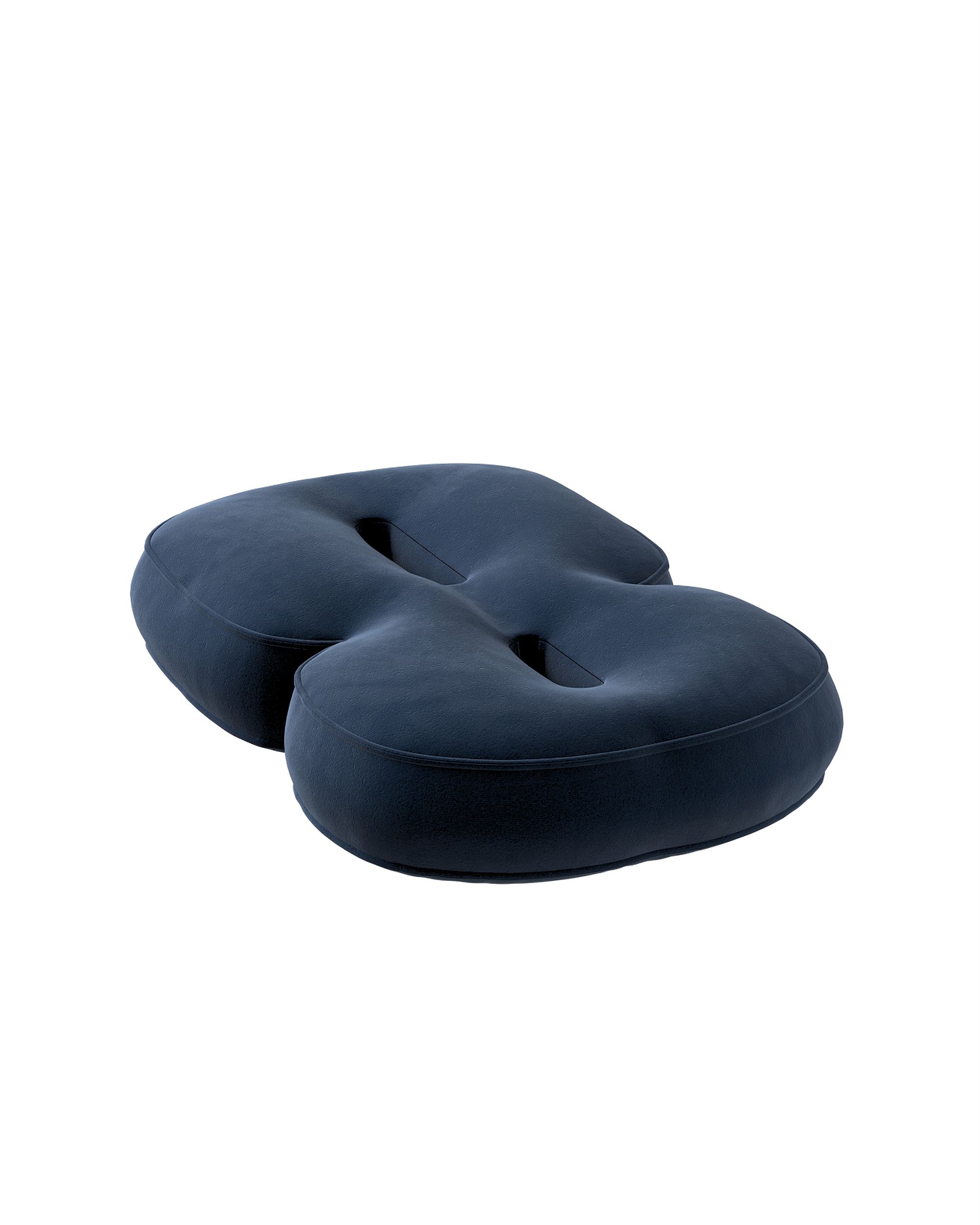 Zahlenkissen 8 Farbe dunkelblau Stoff glänzend, samt (hover)