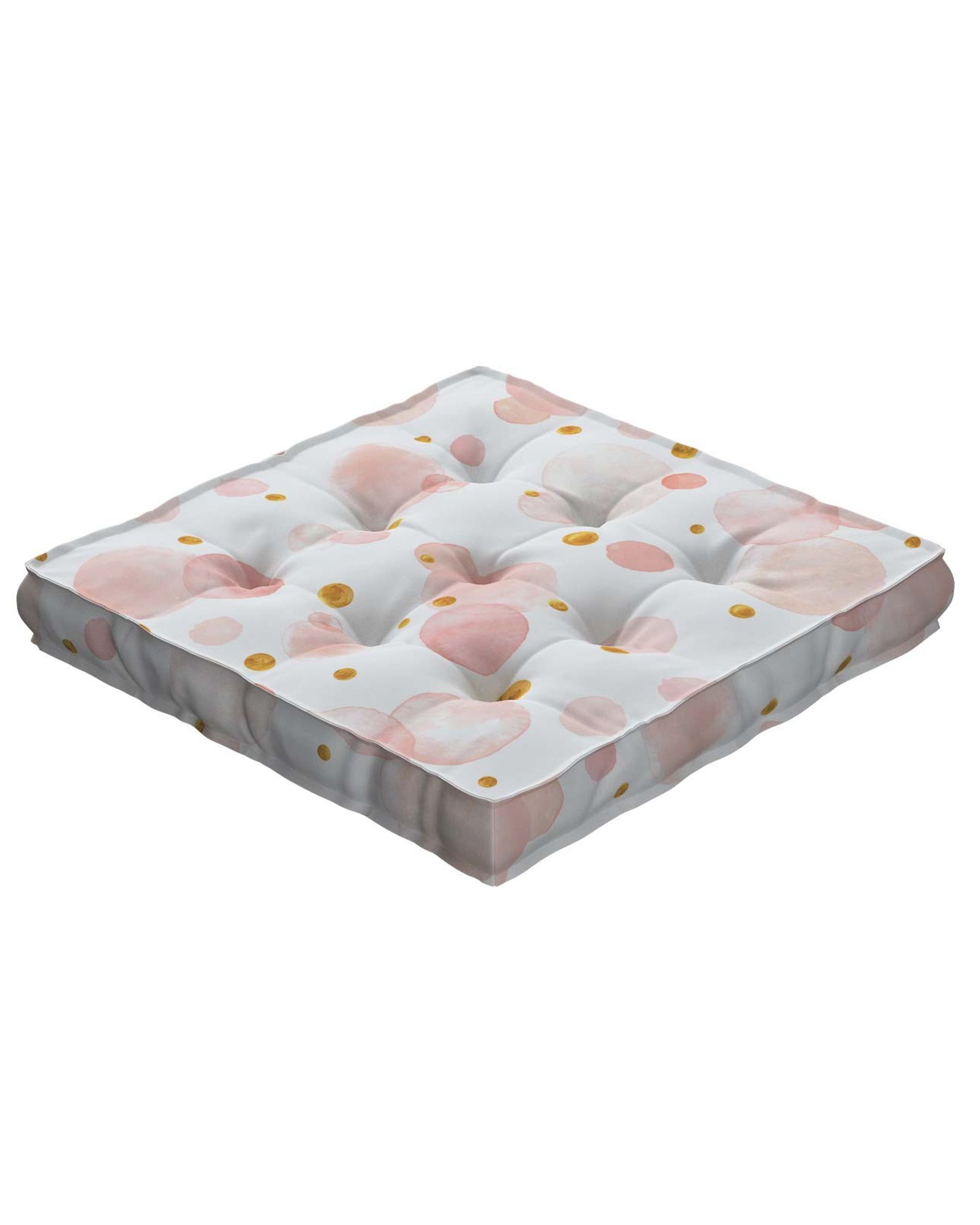 Sitzkissen Tomi Farbe rosa Stoff gemustert