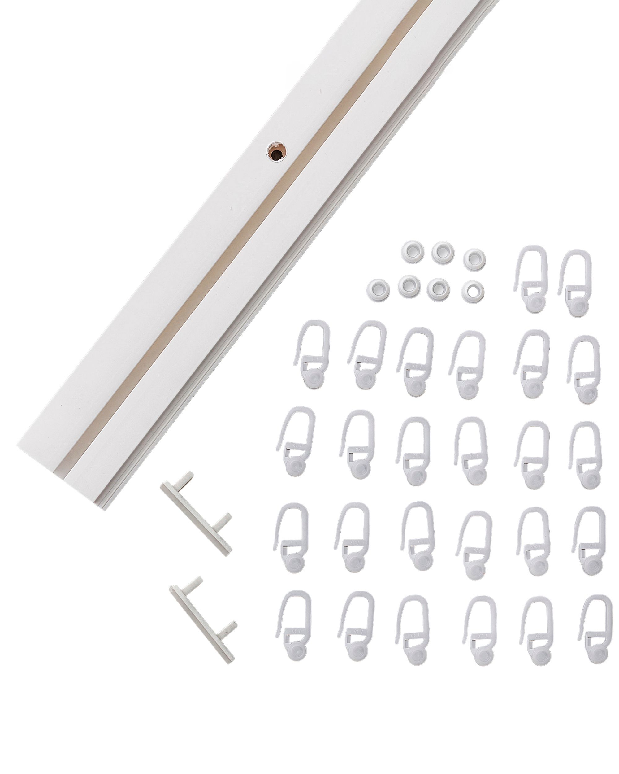 Einläufige Deckenschiene im Set 180cm (hover)
