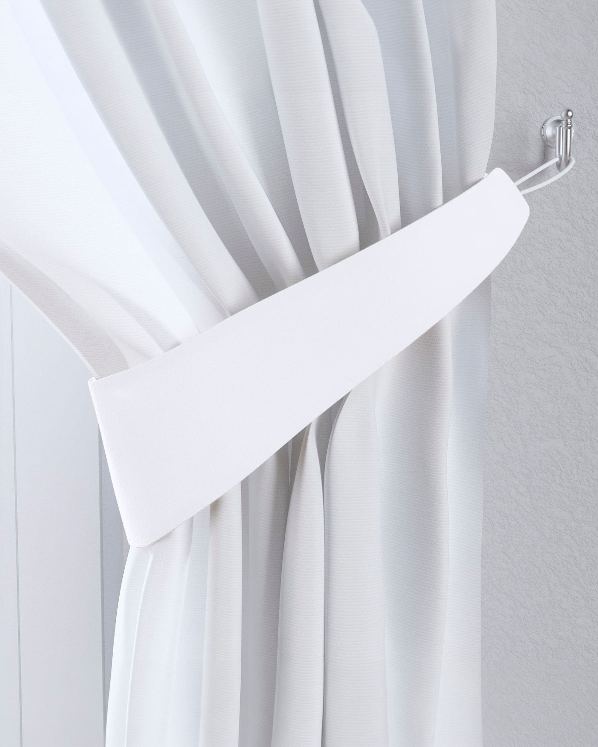 Raffhalter Farbe weiß