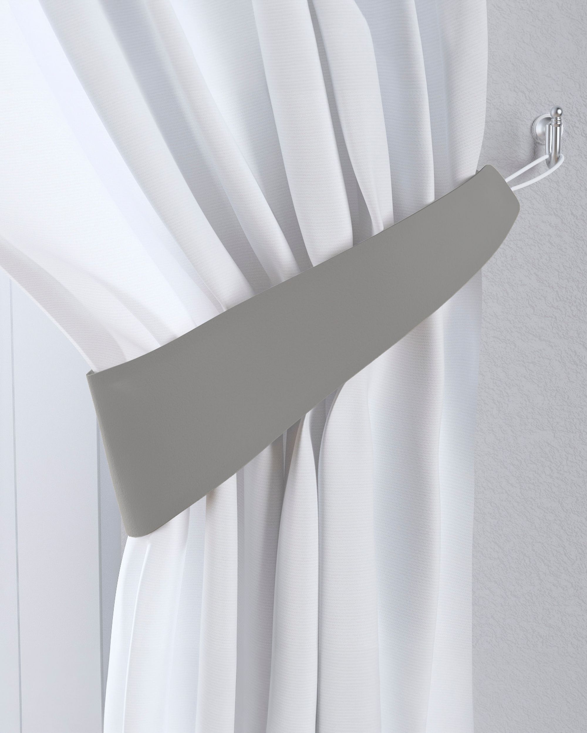 Raffhalter Farbe grau