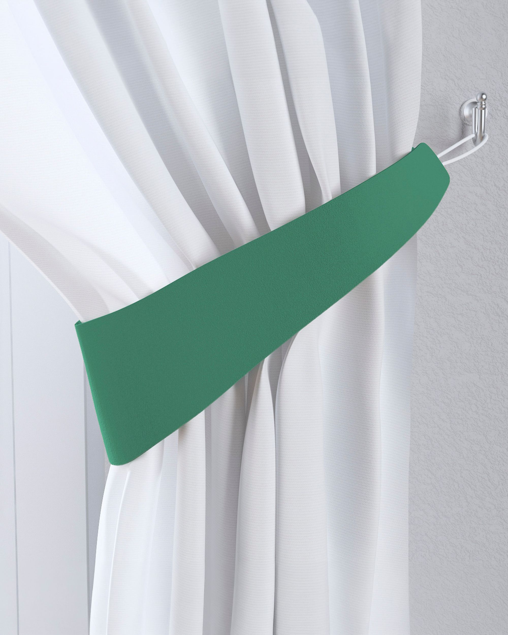 Raffhalter Farbe grün Stoff verdunkelnd