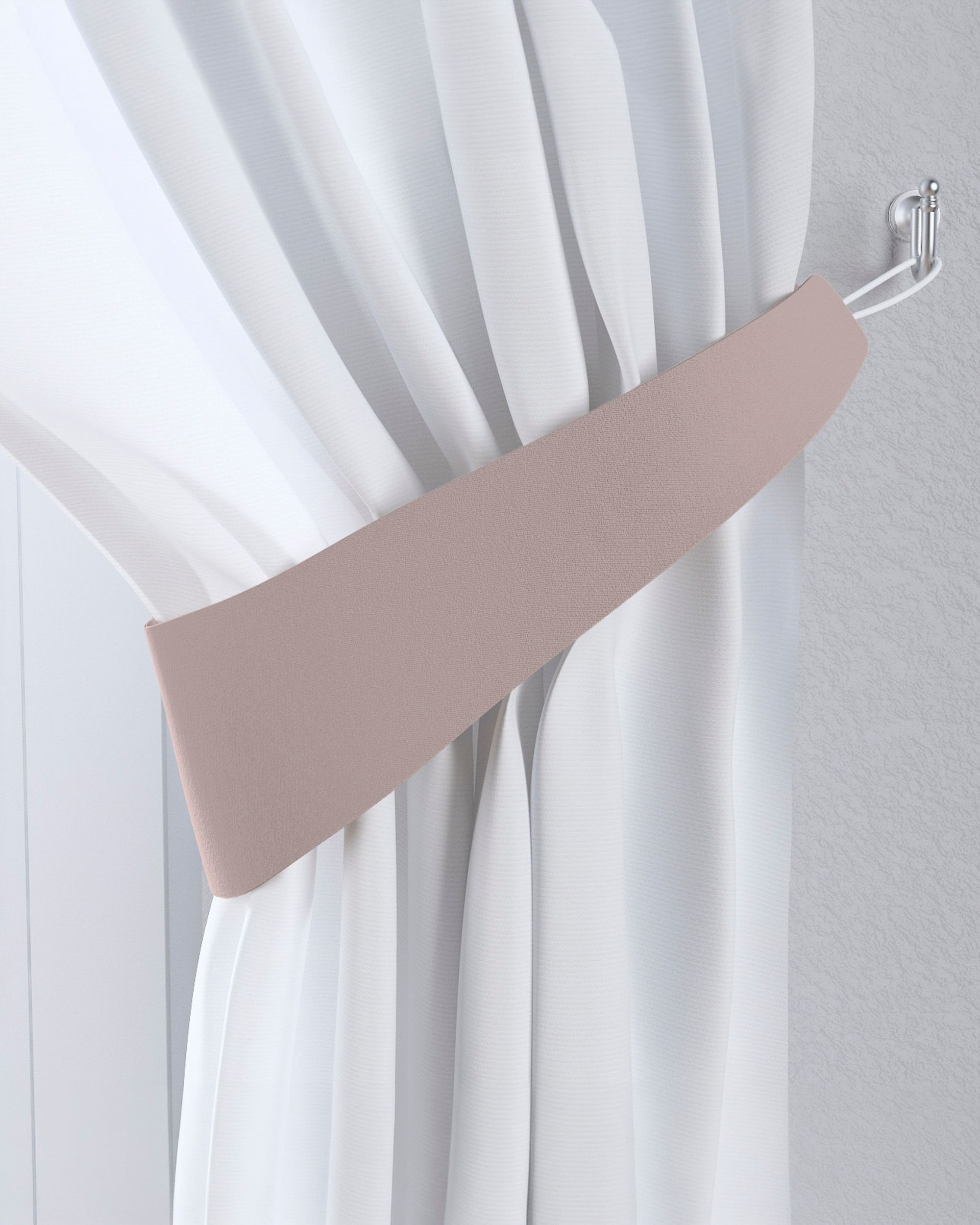 Raffhalter Farbe beige Stoff verdunkelnd