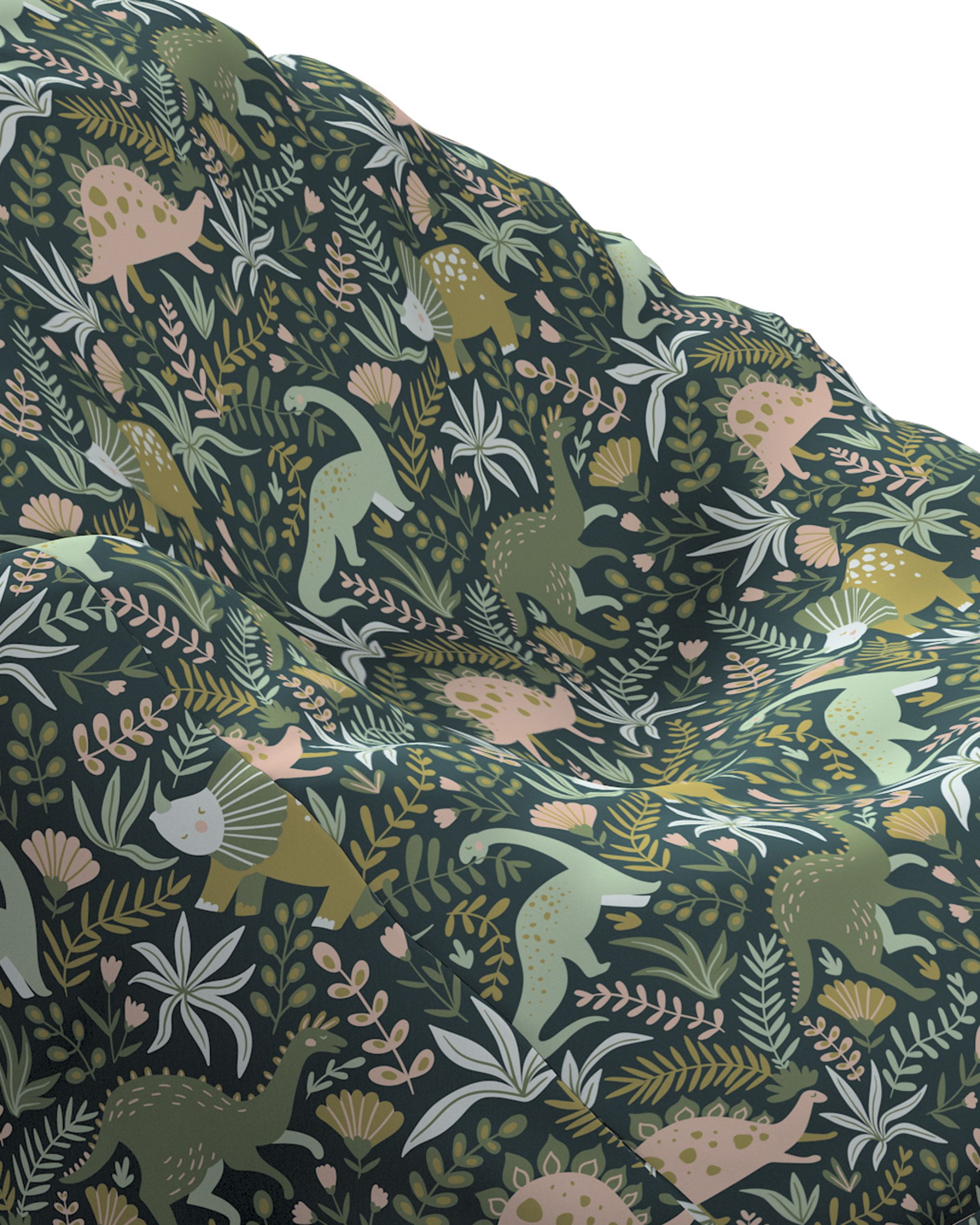 Sitzsack Bowli Farbe grün Stoff gemustert (hover)