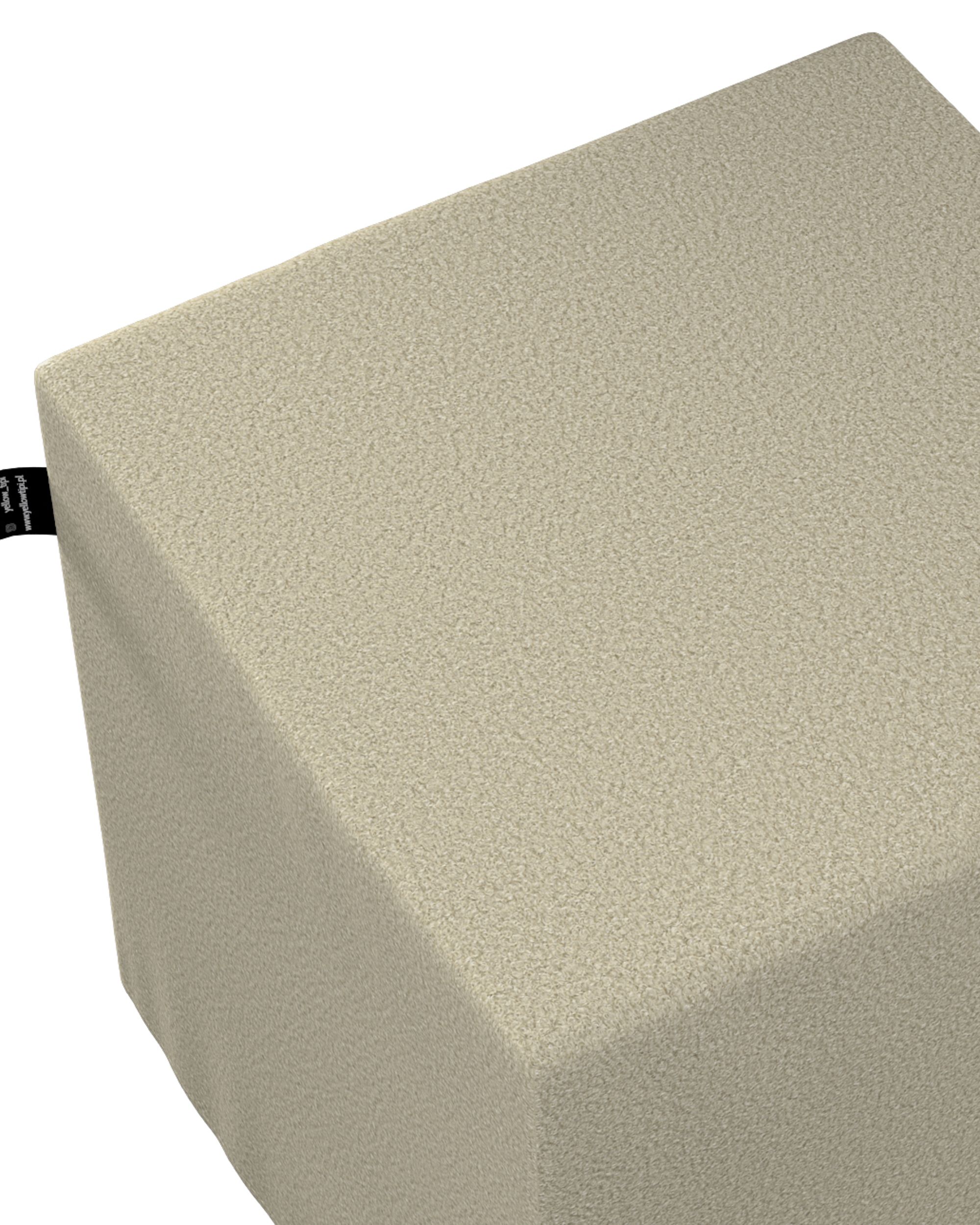 Sitzwürfel Nano Farbe beige Stoff strukturiert (hover)