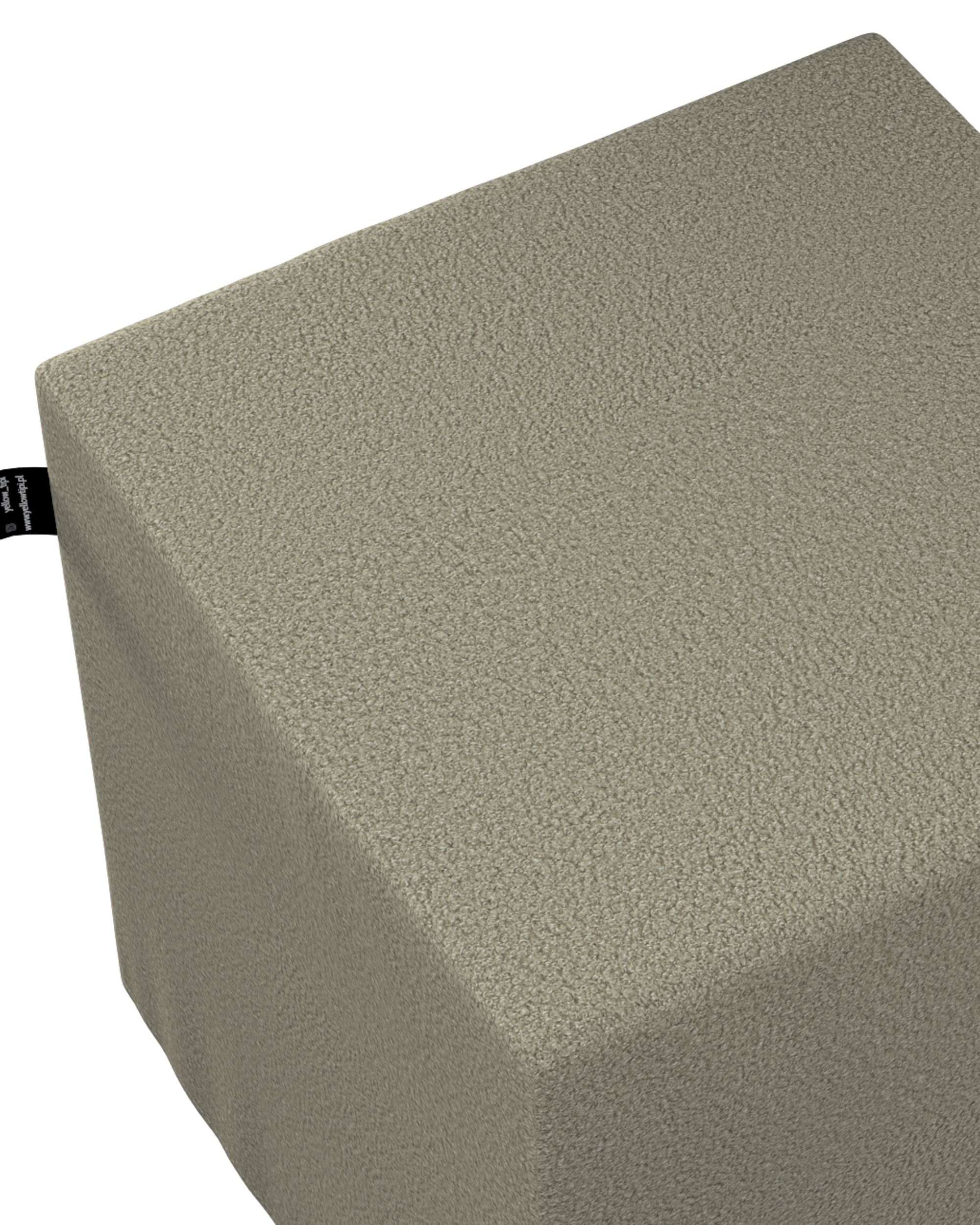 Sitzwürfel Nano Farbe beige Stoff strukturiert (hover)