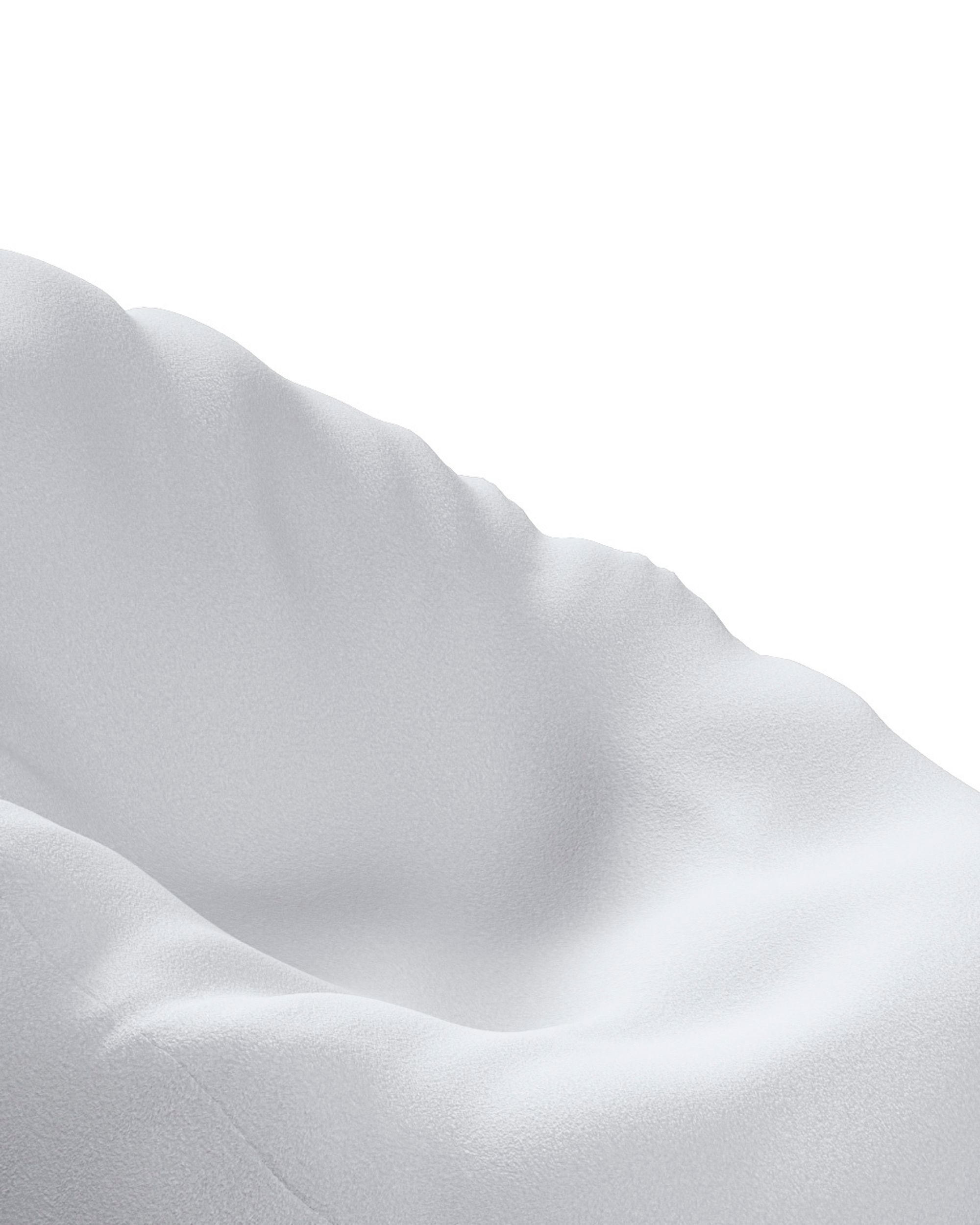 Bezug für Sitzsack Bowli Farbe weiß Stoff strukturiert (hover)