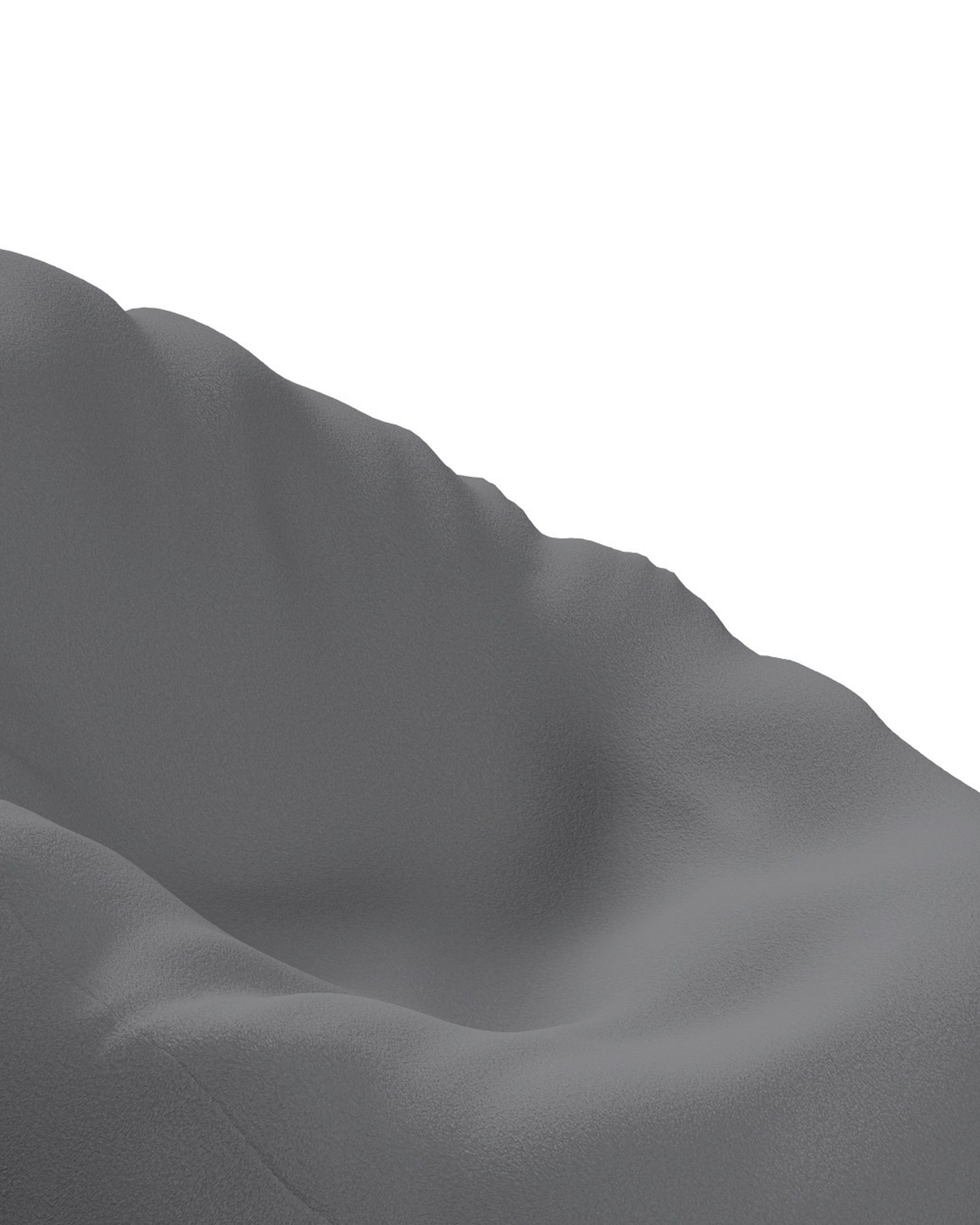Bezug für Sitzsack Bowli Farbe grau Stoff strukturiert (hover)