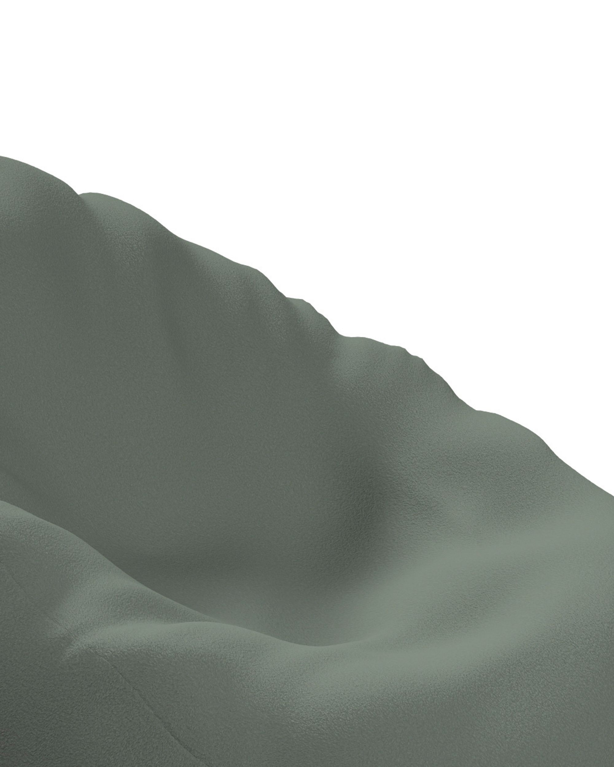 Bezug für Sitzsack Bowli Farbe grün Stoff strukturiert (hover)