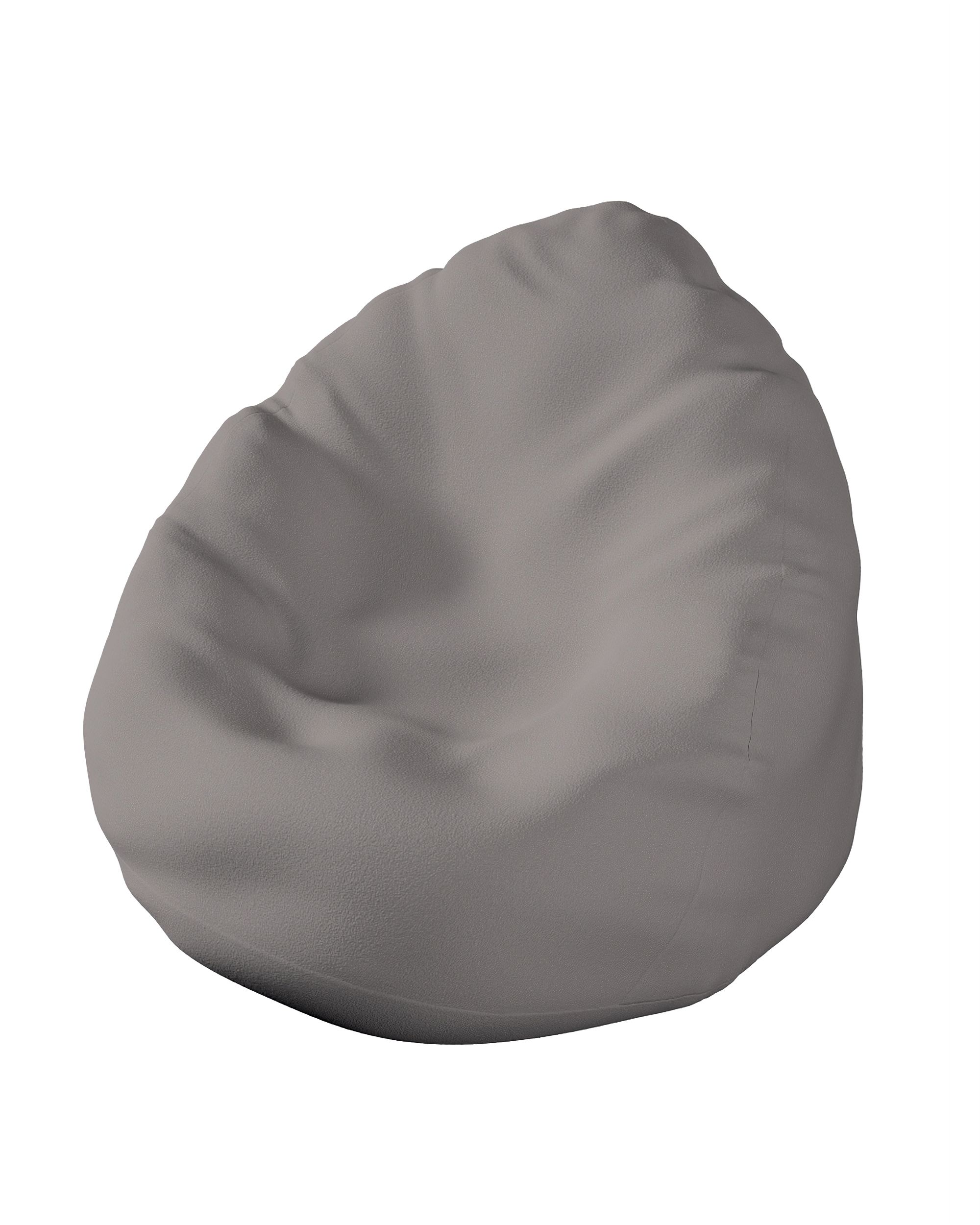Bezug für Sitzsack Bowli Farbe beige Stoff strukturiert