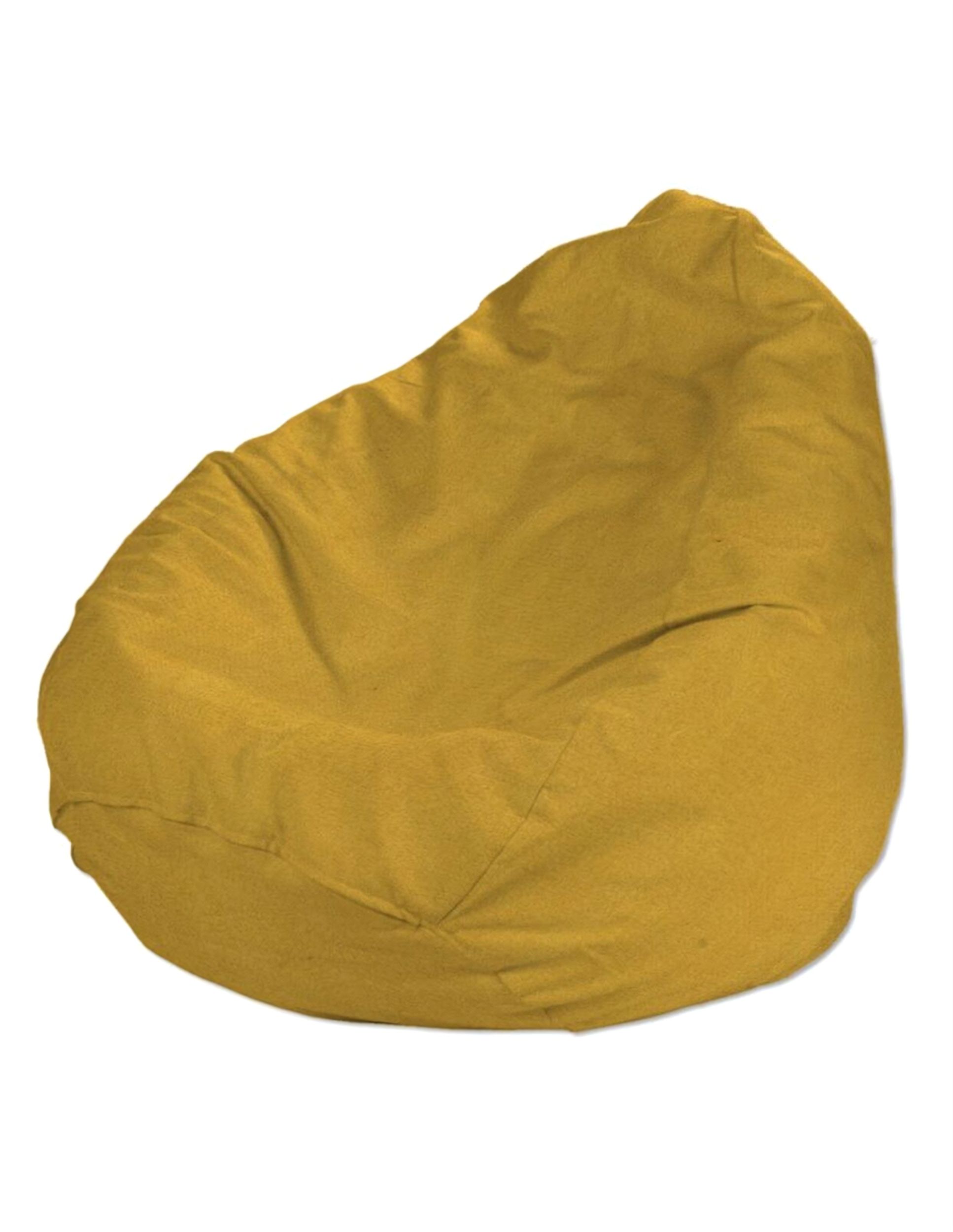Bezug für Sitzsack Bowli Farbe gelb Stoff strukturiert