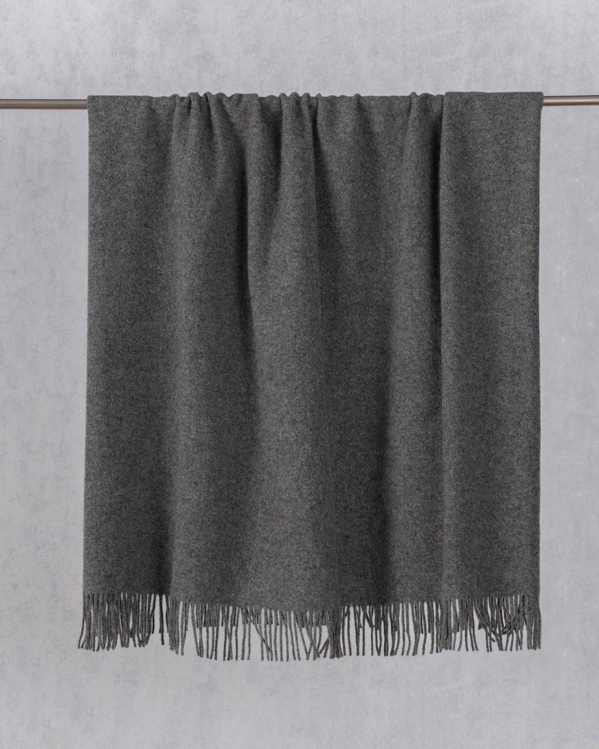 Plaid Seeland 140x200cm melange grey (hover)