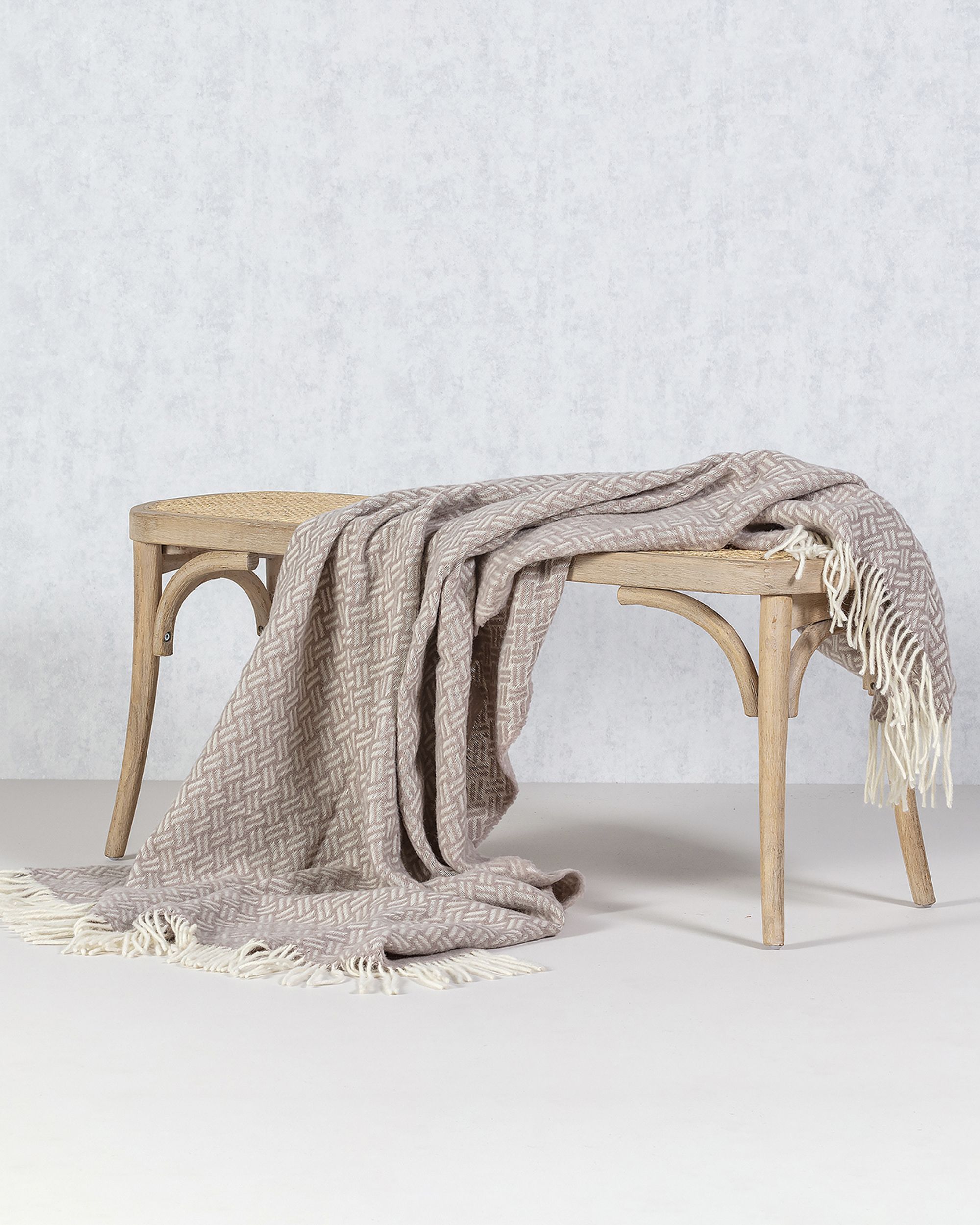 Plaid Seeland 140x200 cm silver beige