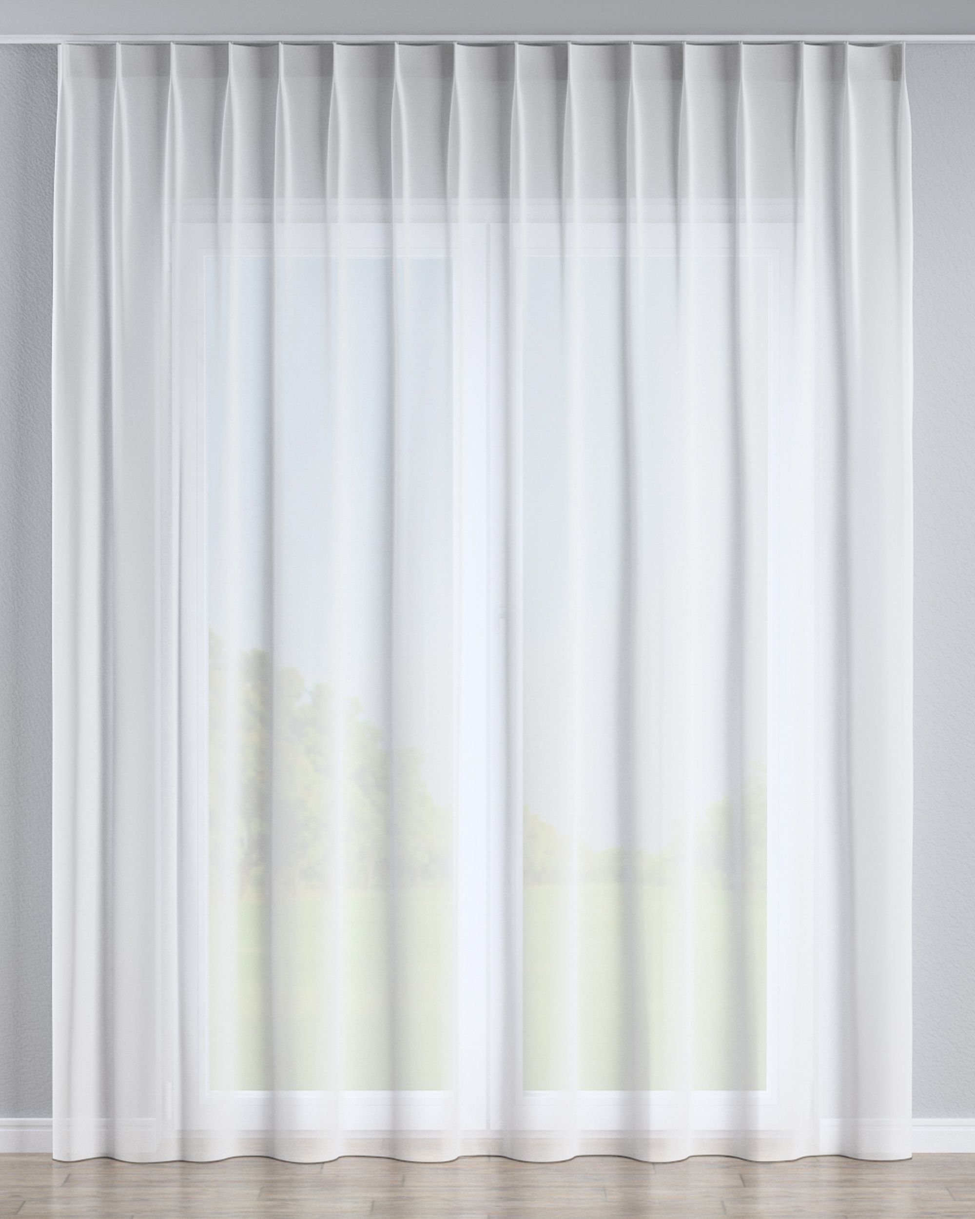 1484-174-93 Farbe creme Stoff halbtransparent, strukturiert