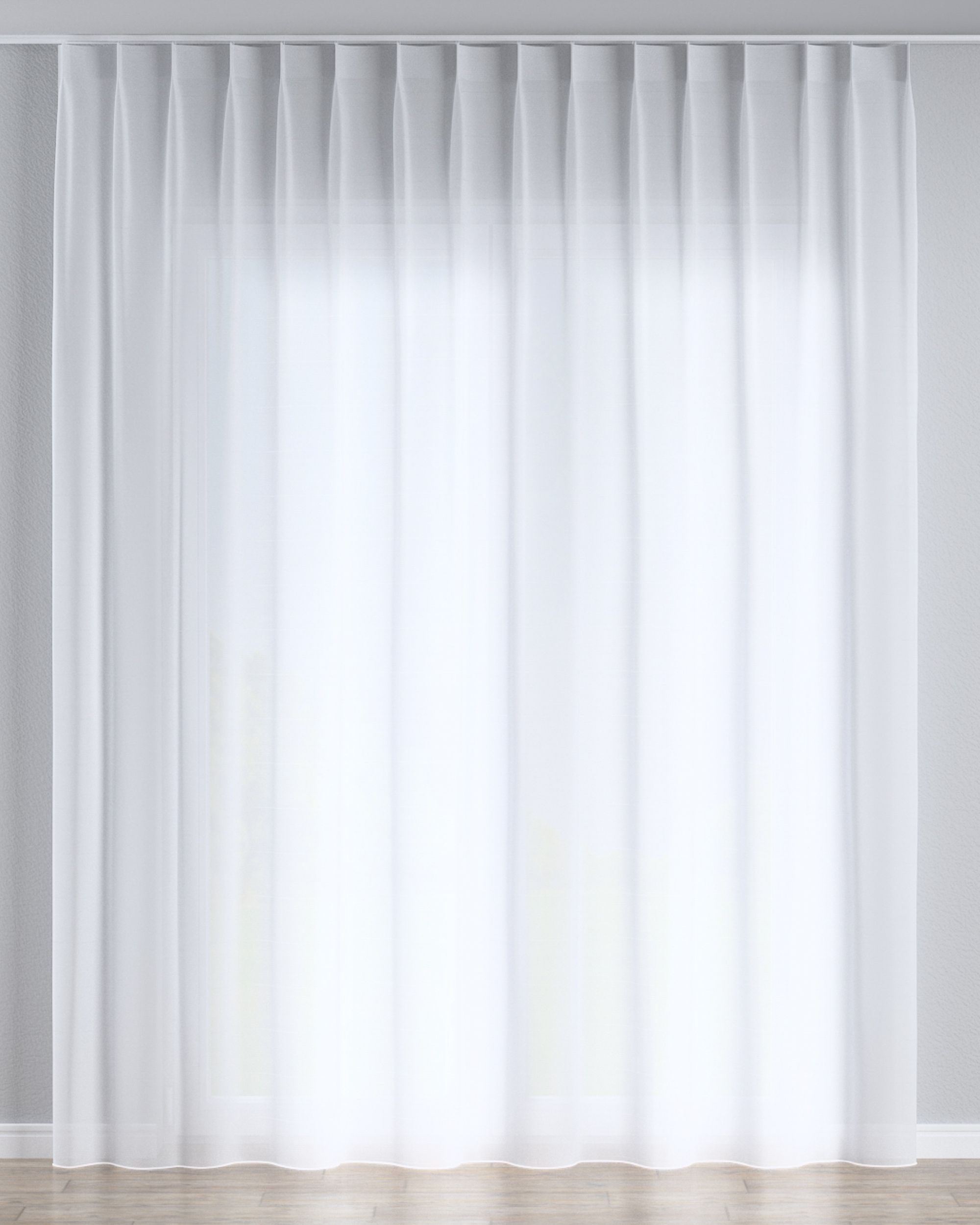 1484-901-00 Farbe weiß Stoff halbtransparent, glänzend