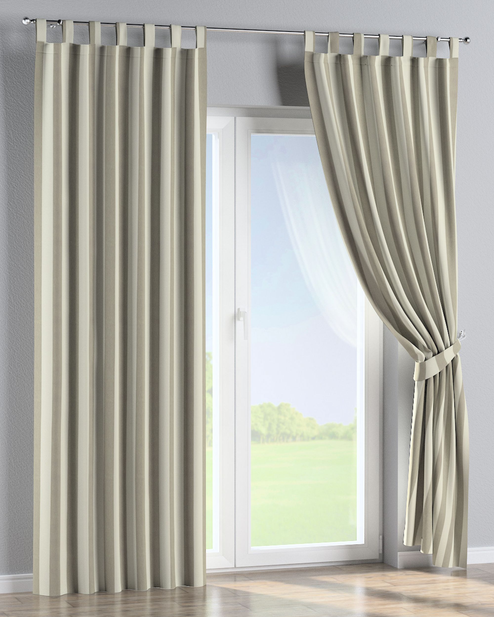 Schlaufenschal 1 Stck. Farbe beige Stoff gemustert (hover)