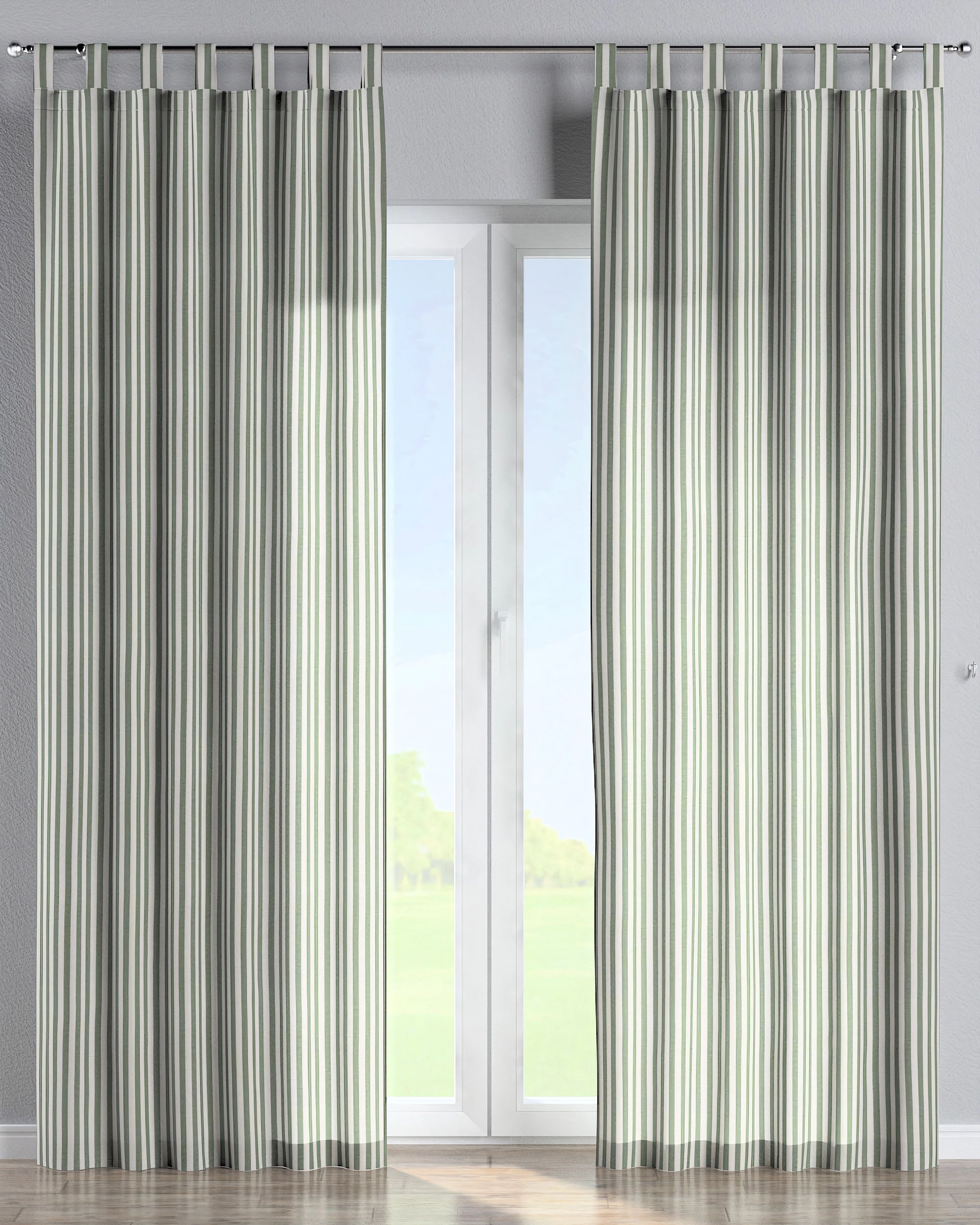 Schlaufenschal 1 Stck. Farbe grün Stoff gemustert