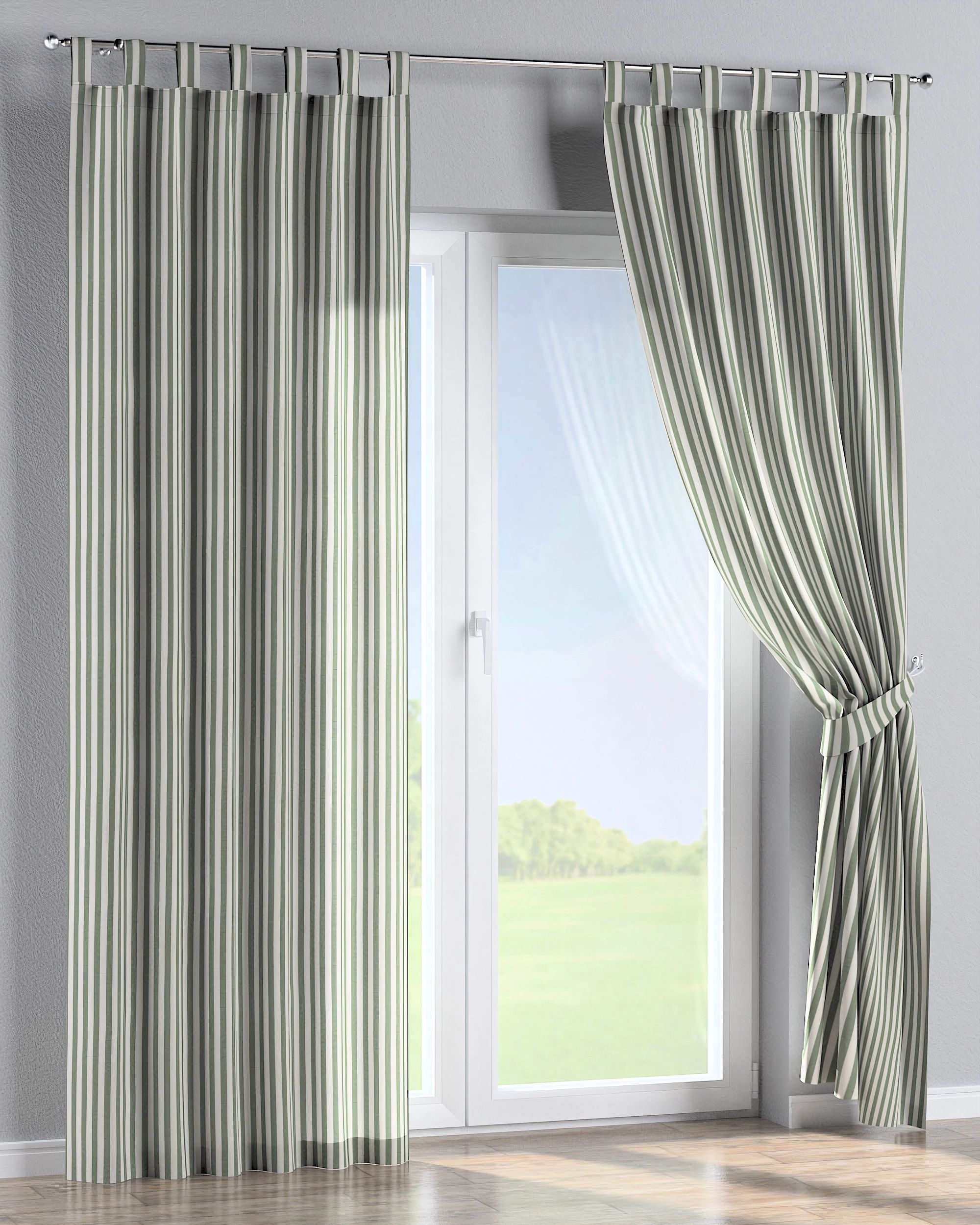 Schlaufenschal 1 Stck. Farbe grün Stoff gemustert (hover)
