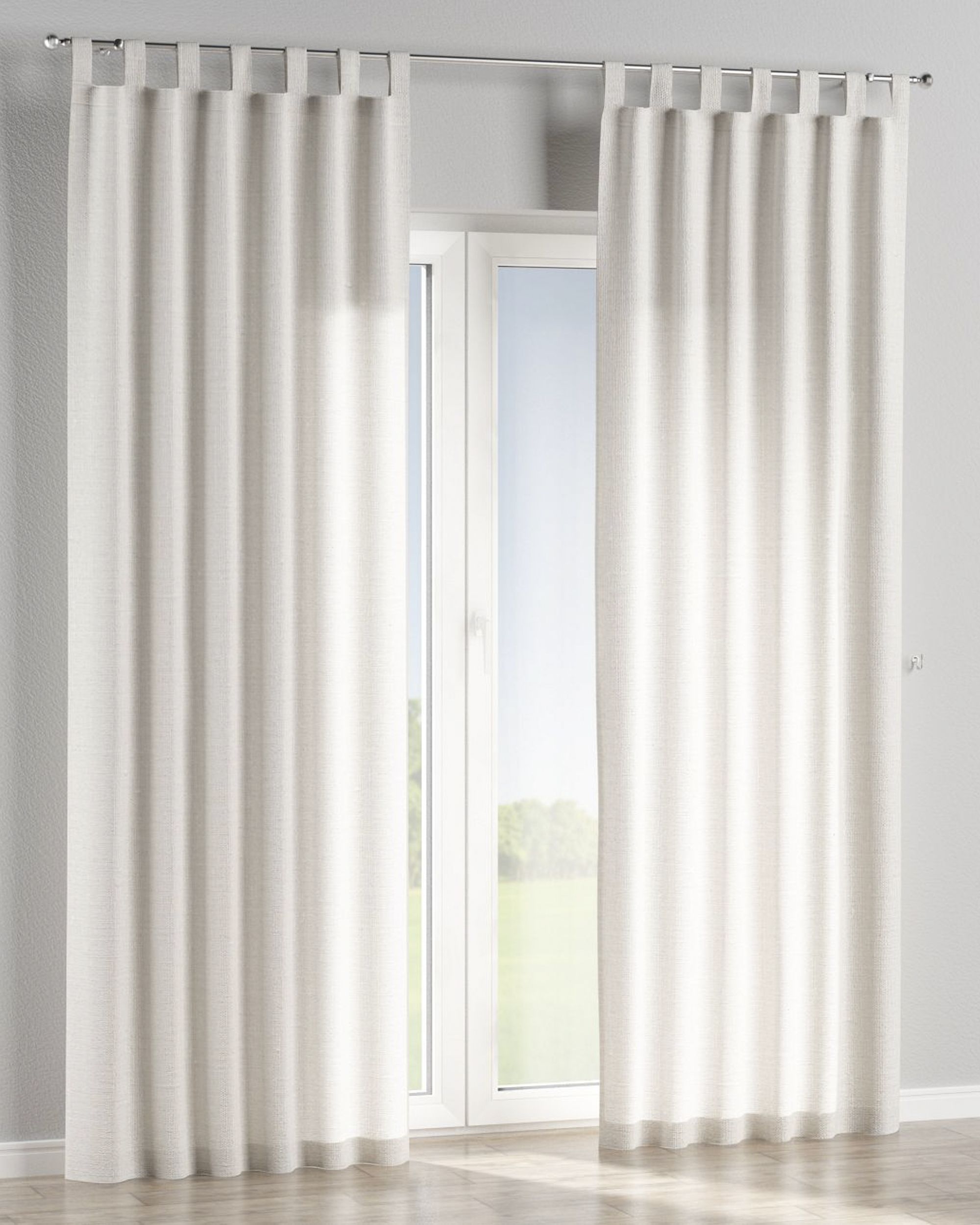 Schlaufenschal 1 Stck. Farbe weiß Stoff halbtransparent, strukturiert