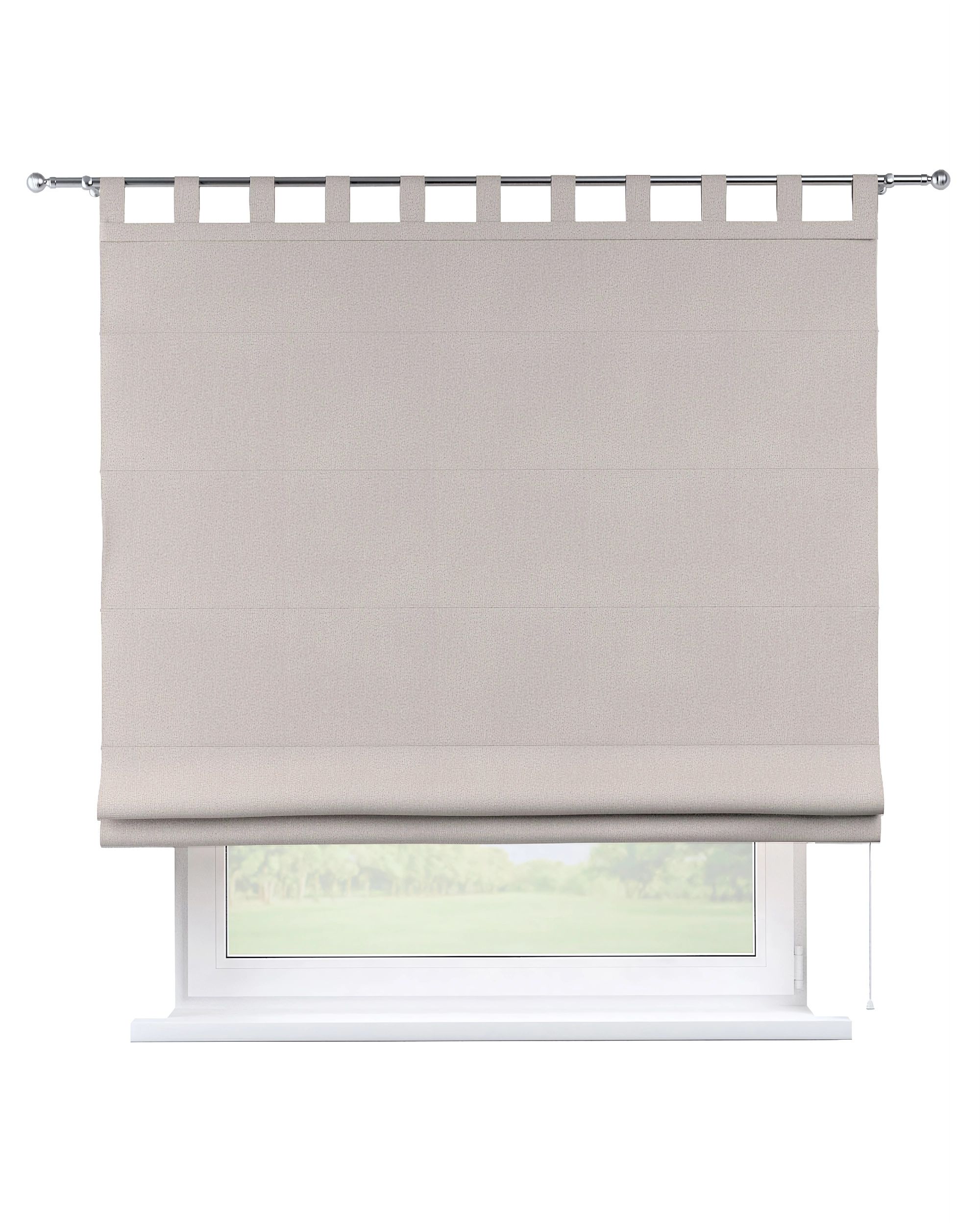 Raffrollo Oli Farbe beige Stoff strukturiert, verdunkelnd