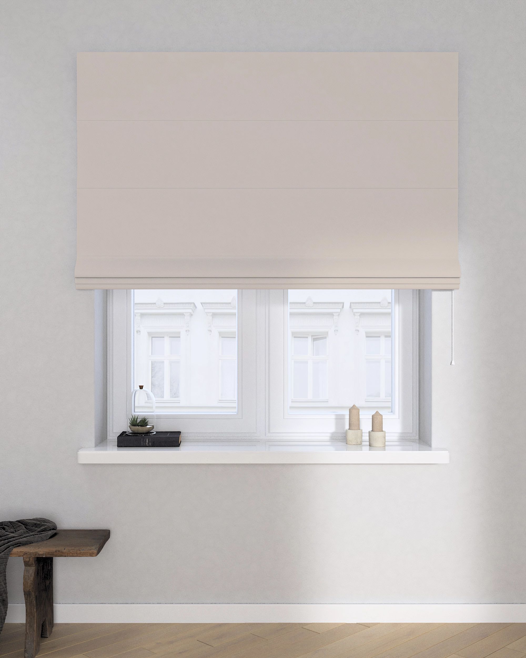 Raffrollo Billie Farbe beige Stoff verdunkelnd (hover)