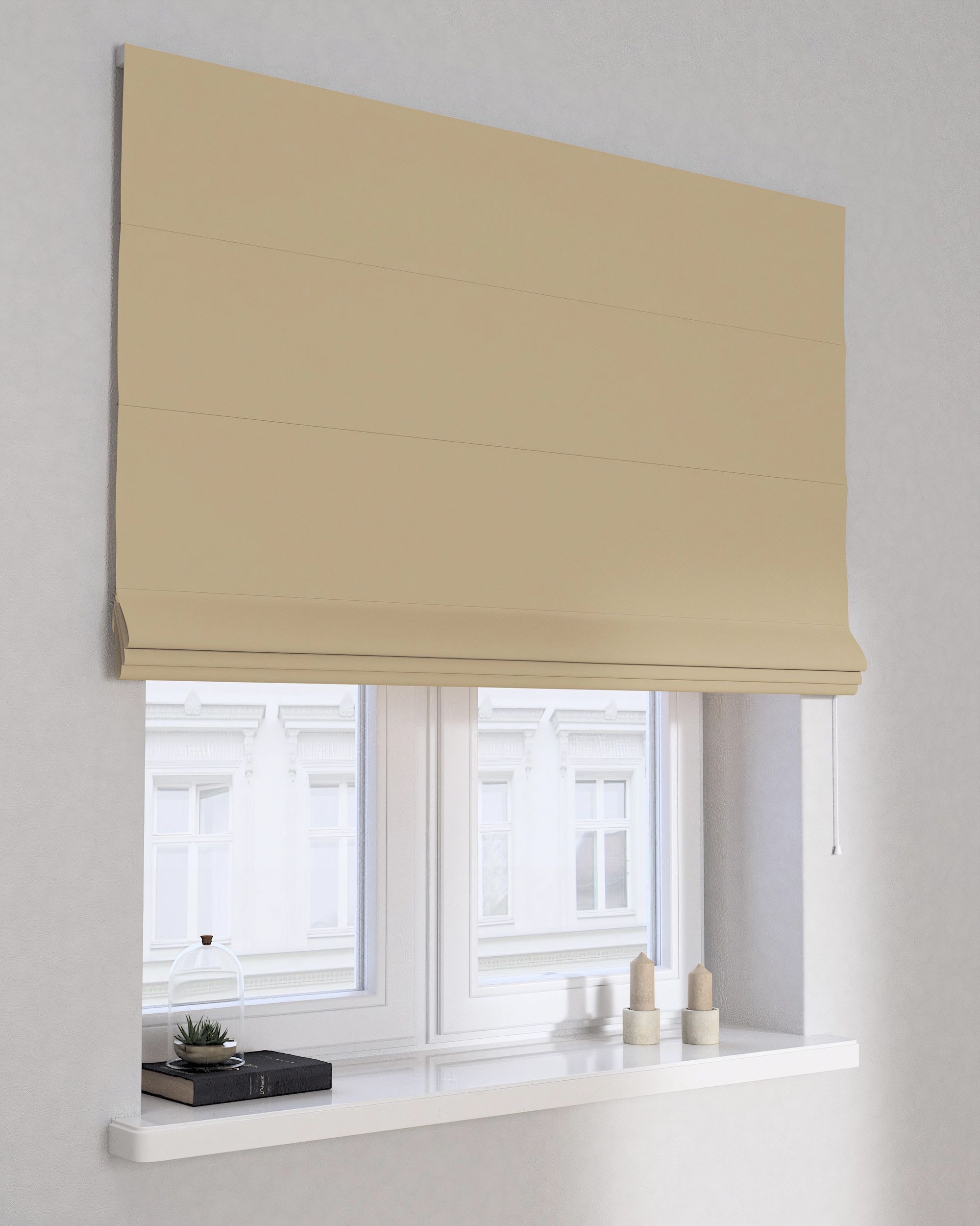 Raffrollo Billie Farbe golden Stoff verdunkelnd