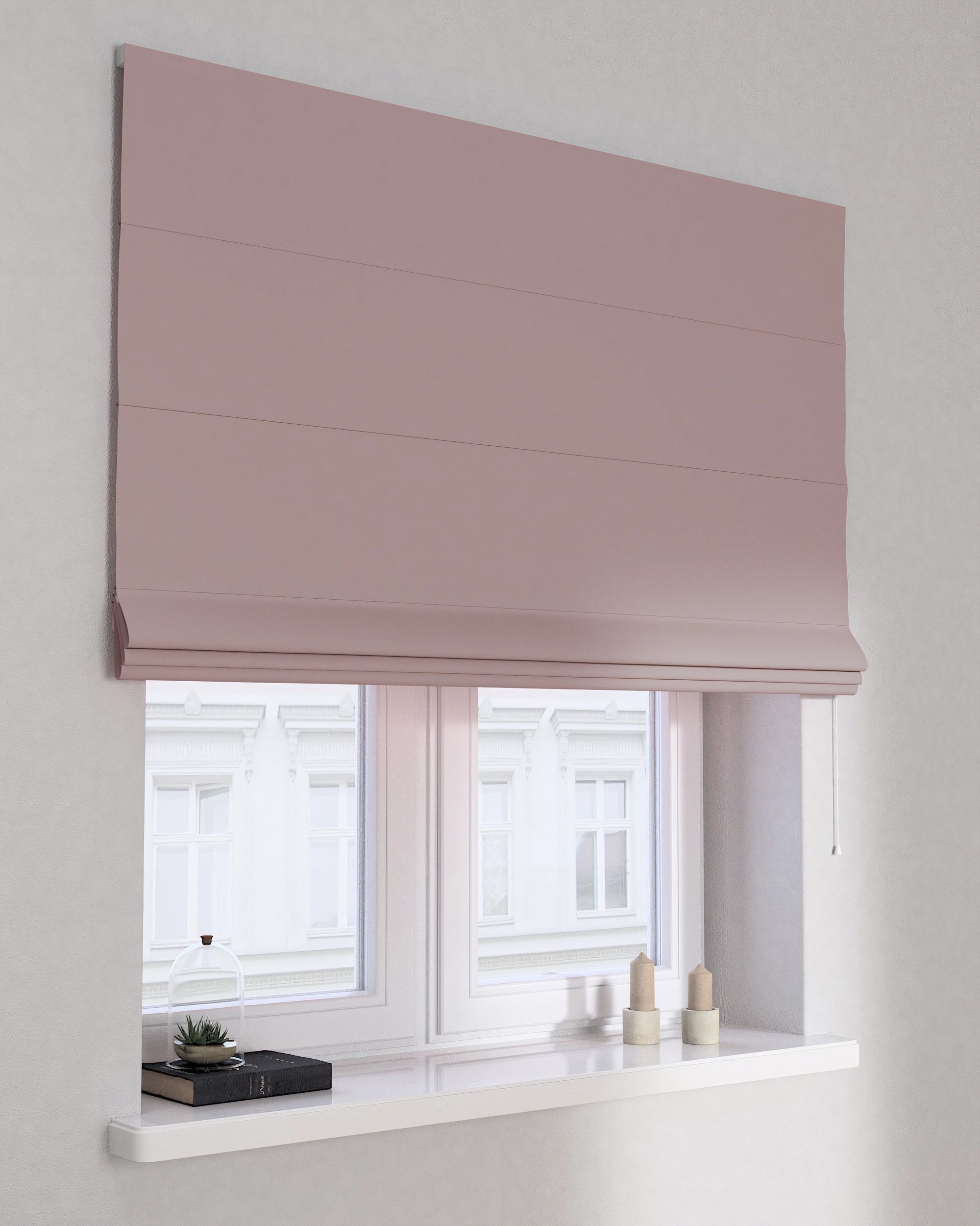 Raffrollo Billie Farbe rosa Stoff verdunkelnd
