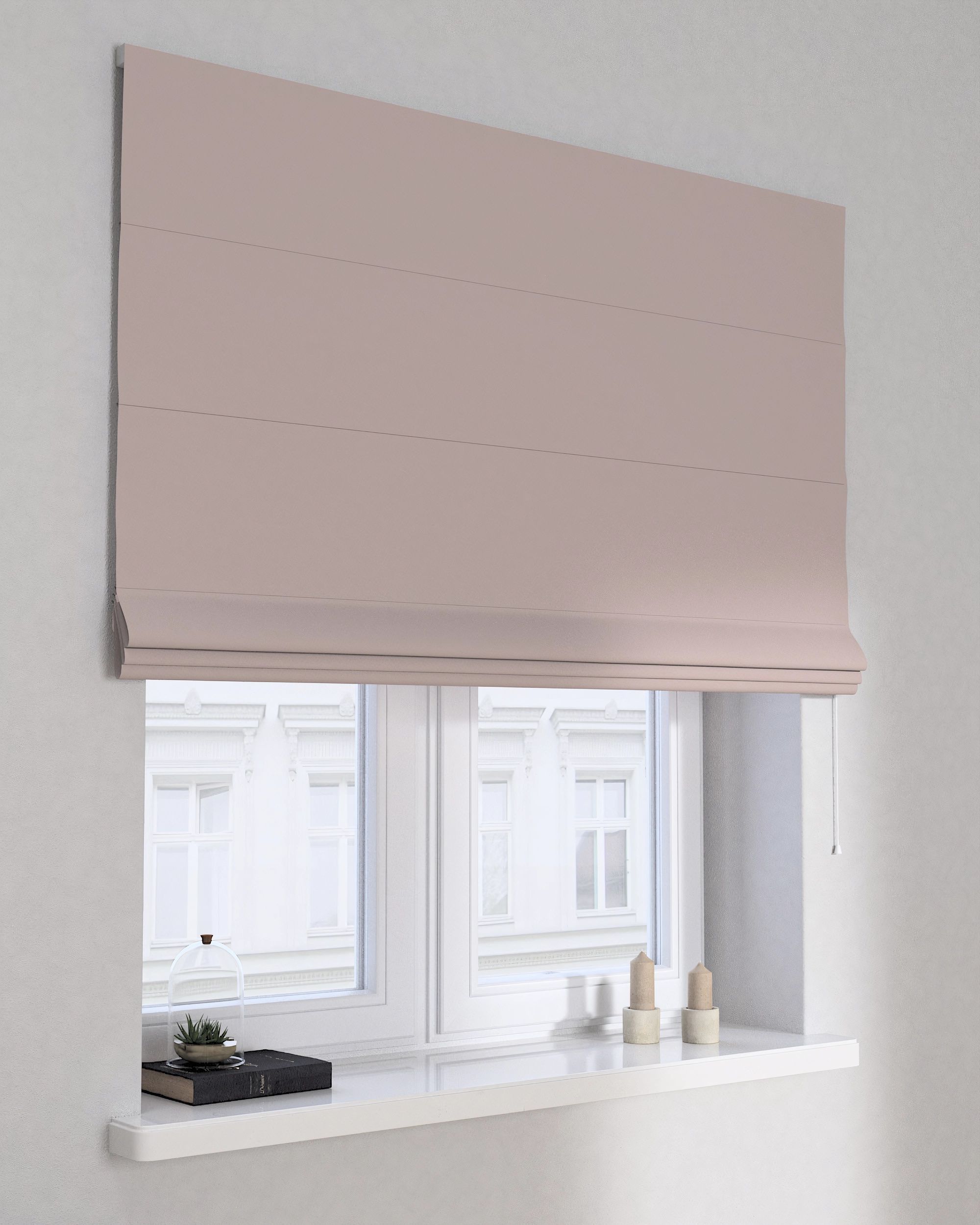 Raffrollo Billie Farbe beige Stoff verdunkelnd